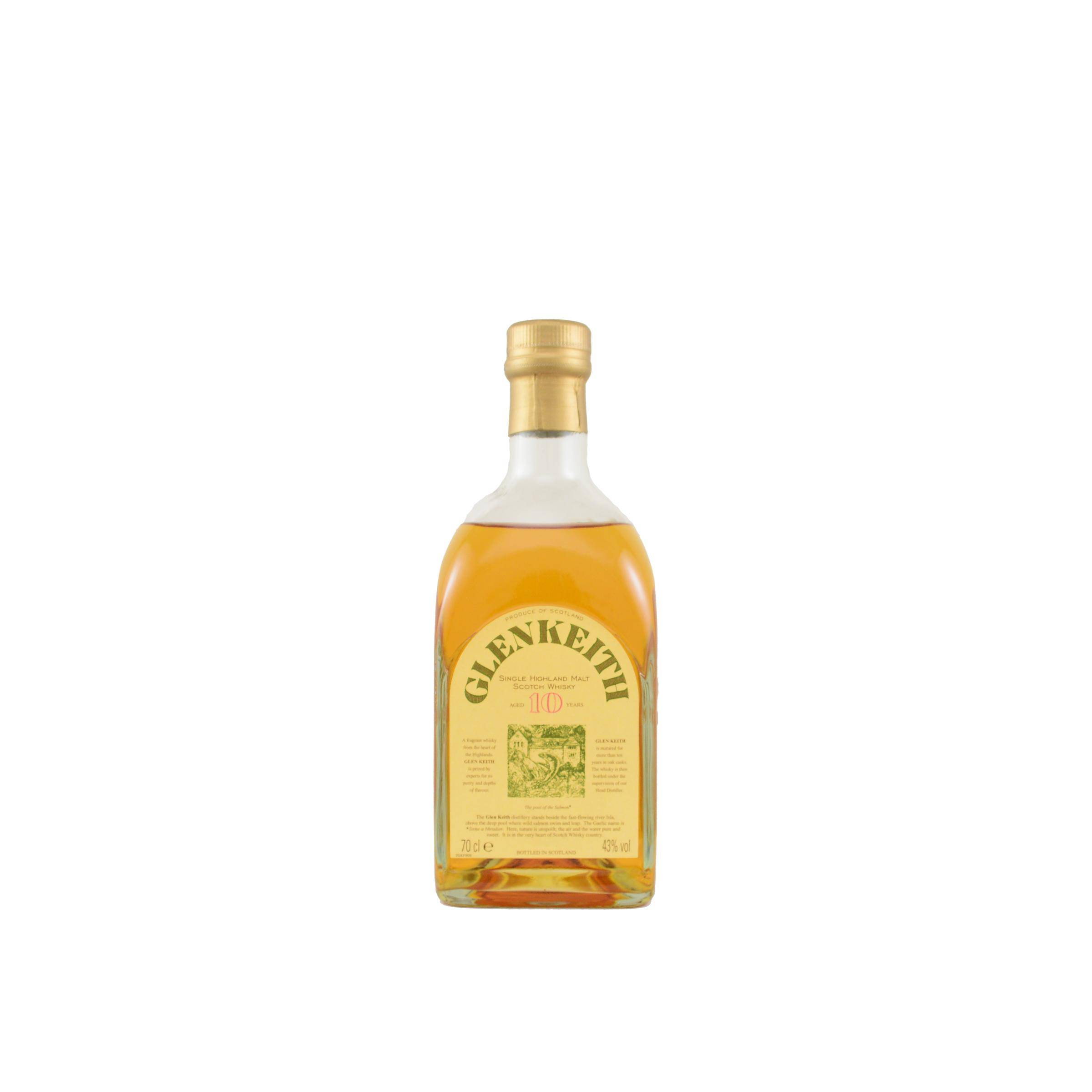 Glen Keith 10 Years Single Malt Whisky