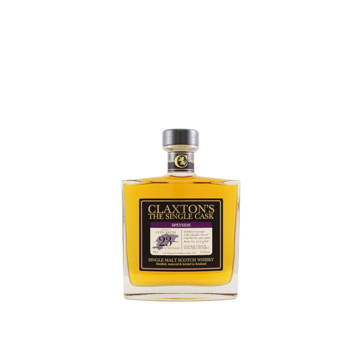 Glen Keith 1994 23 Years Single Malt Whisky