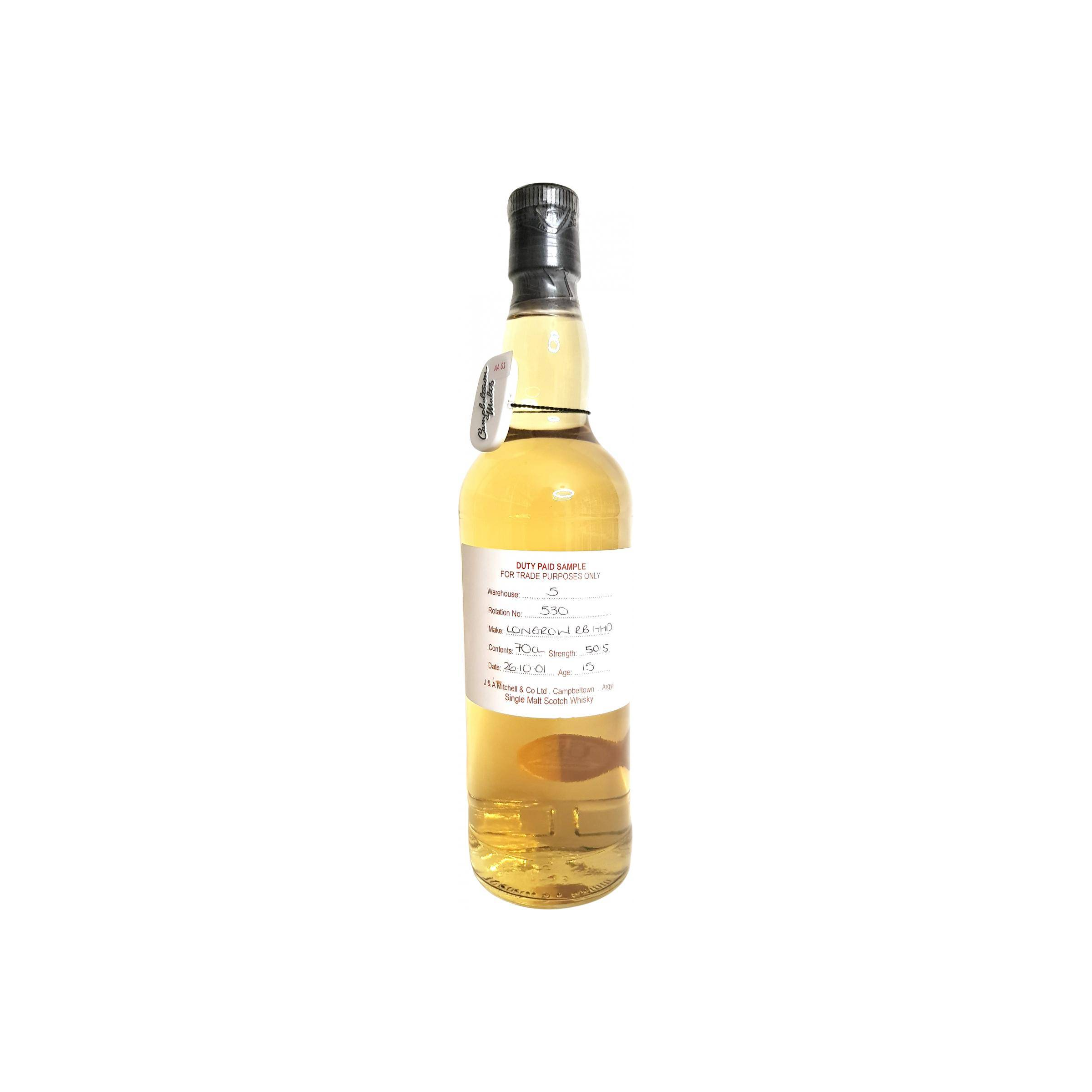 Longrow Duty Paid Sample - For Trade Purposes Only 2001 15 Years Single Malt Whisky