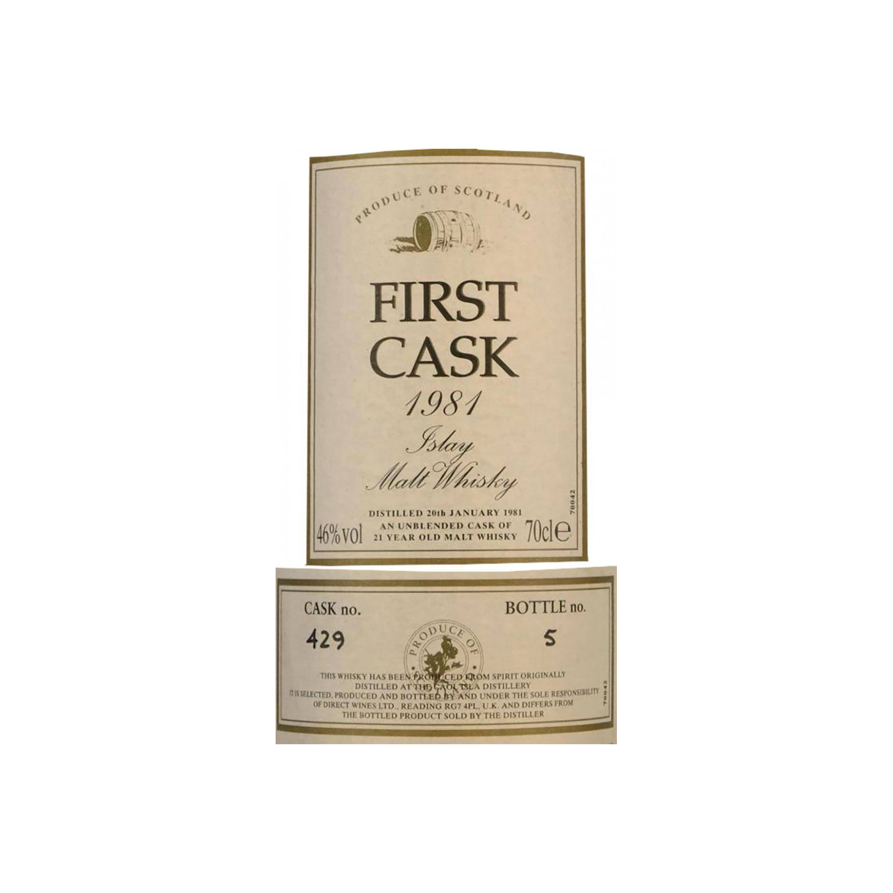 Caol Ila 1981 21 Years Single Malt Whisky 2
