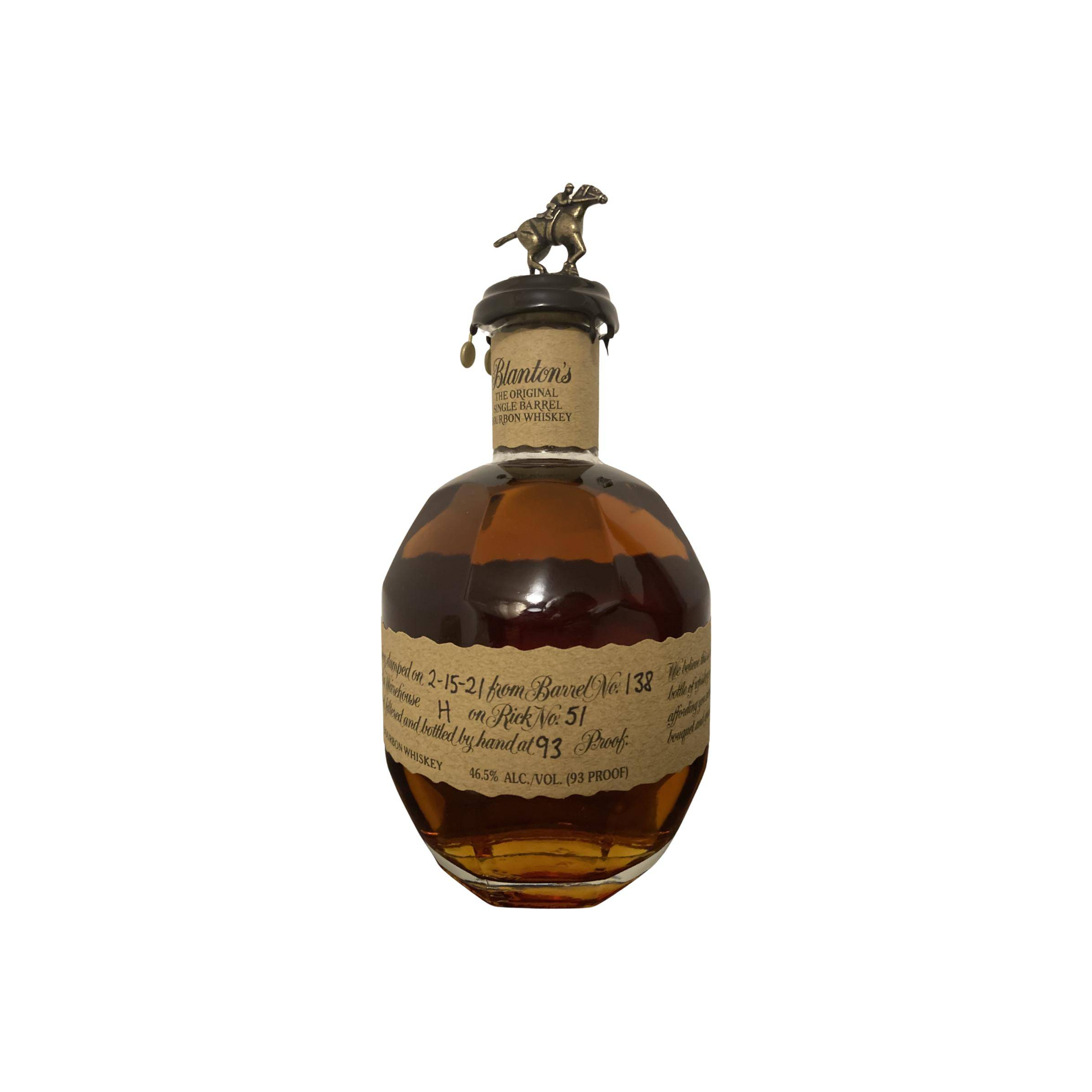 Blanton's Single Barrel Bourbon Whiskey Bourbon Whisky 2