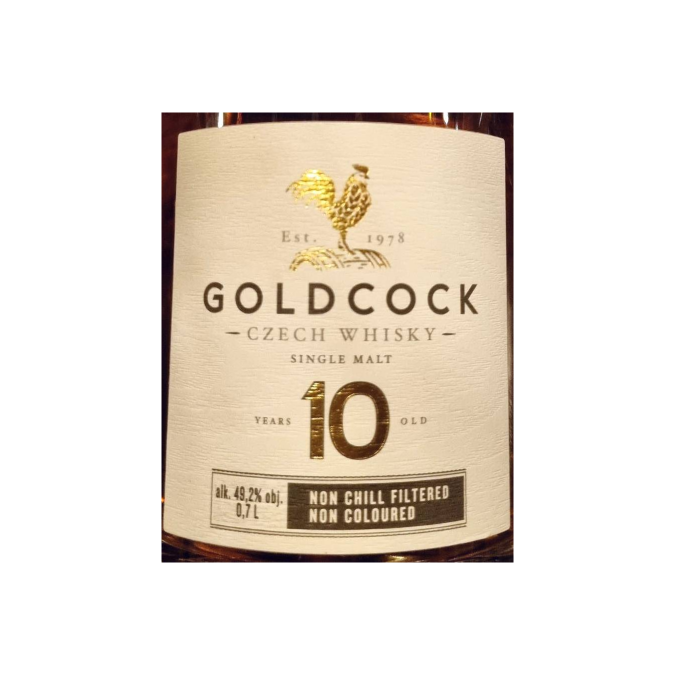 Gold Cock 10 Years Single Malt Whisky 2