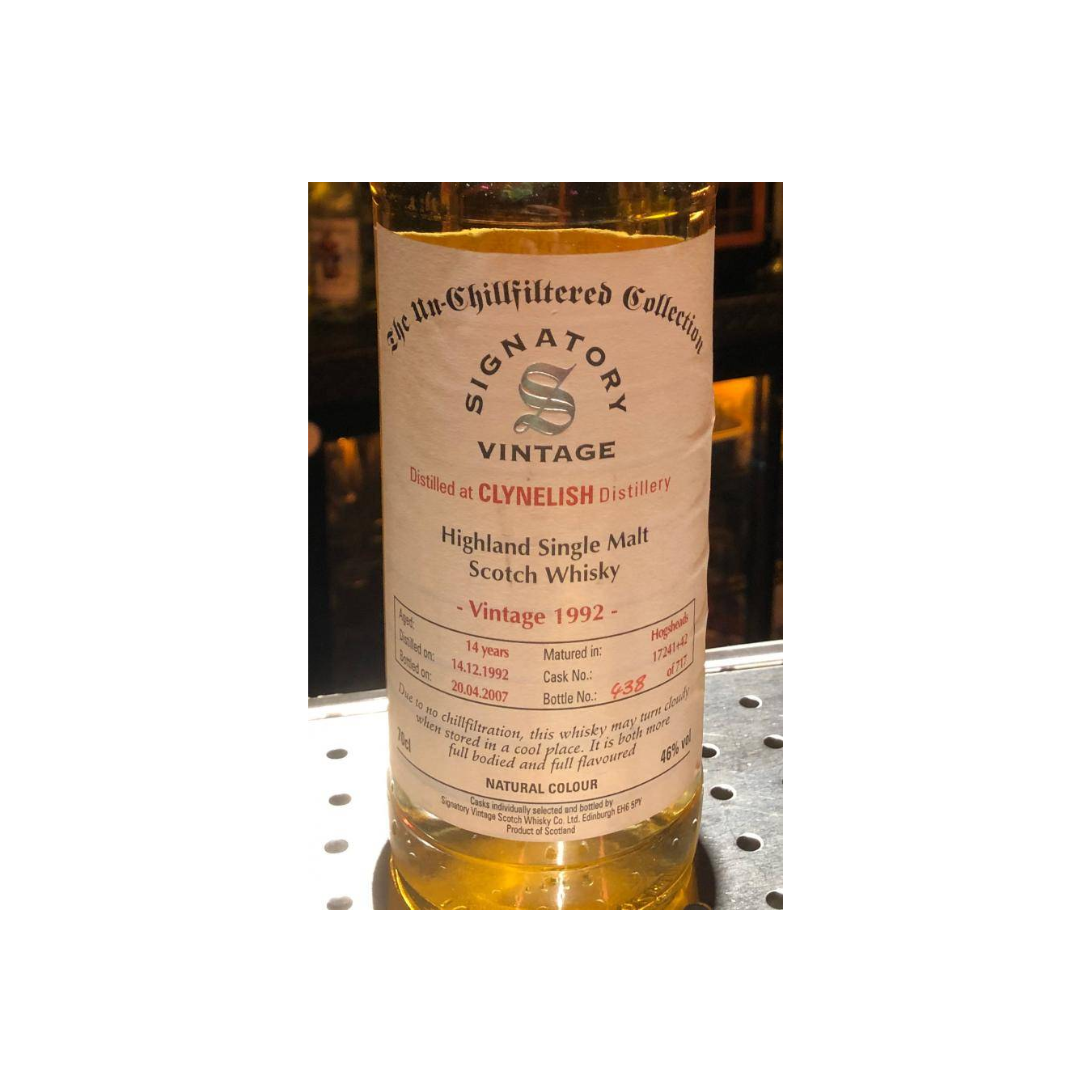 Clynelish The Un-Chillfiltered Collection 1992 14 Years Single Malt Whisky