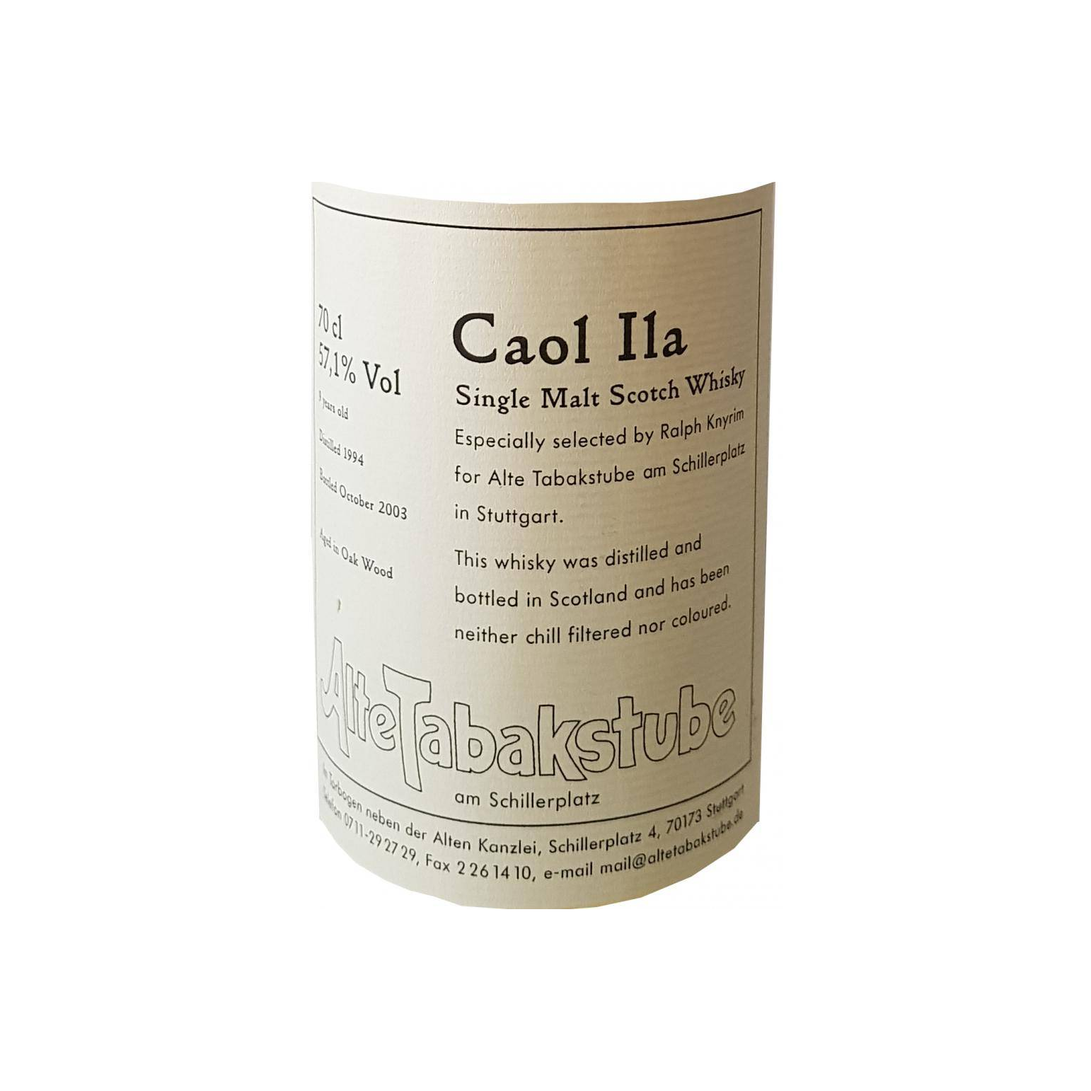 Caol Ila 1994 9 Years Single Malt Whisky 2