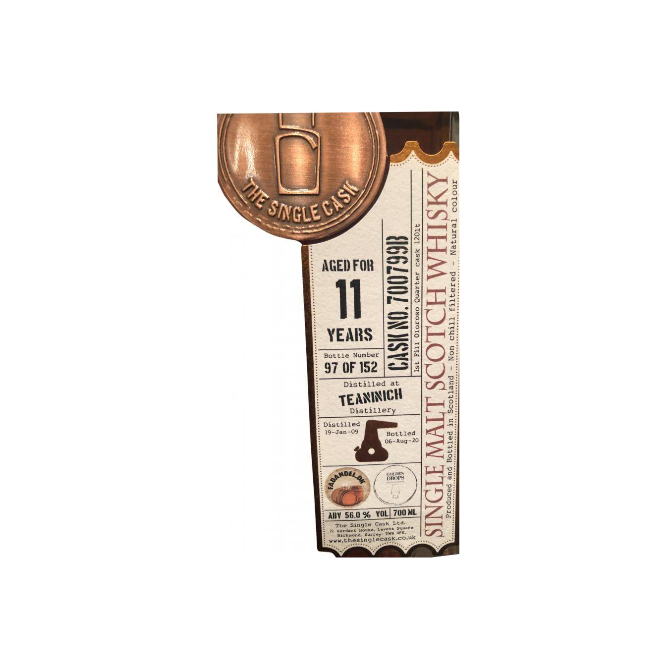Teaninich 2009 11 Years Single Malt Whisky 2