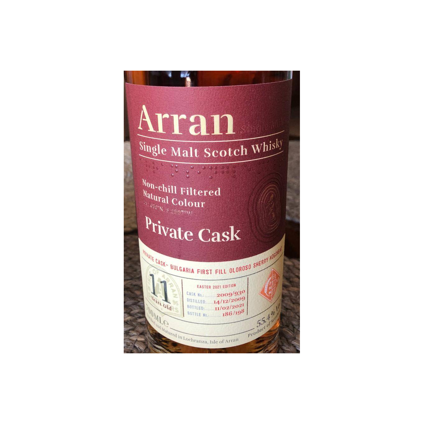 Arran 2009 11 Years Single Malt Whisky