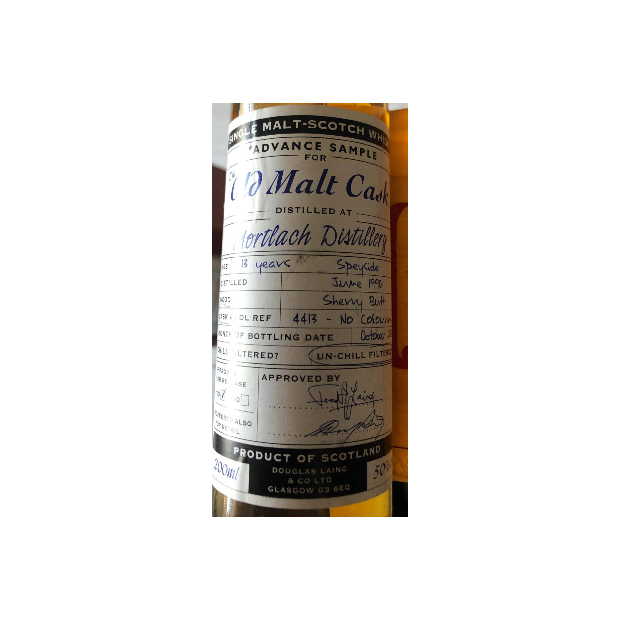Mortlach 1990 13 Years Single Malt Whisky 3
