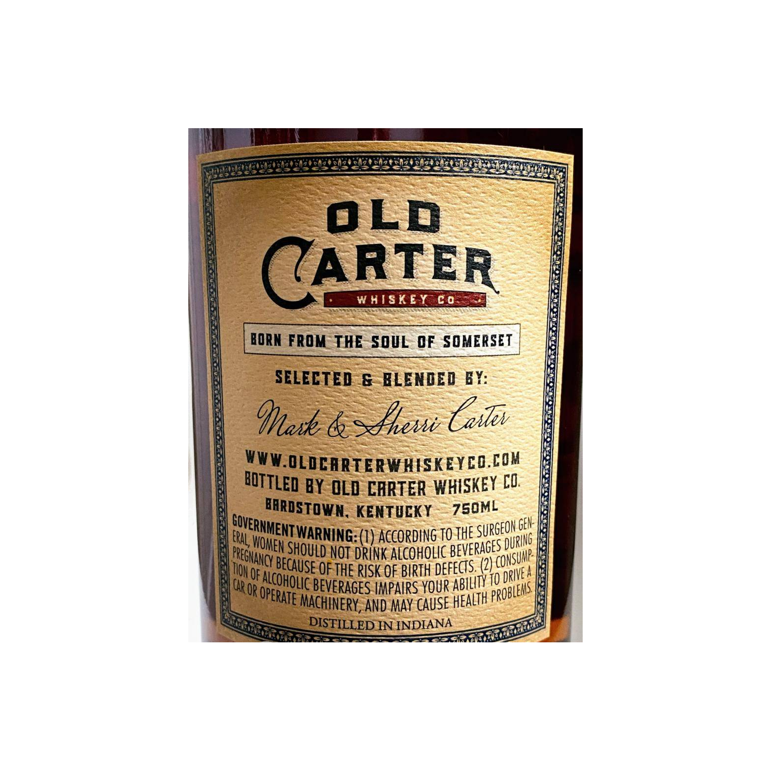 Old Carter Straight American Whiskey 3