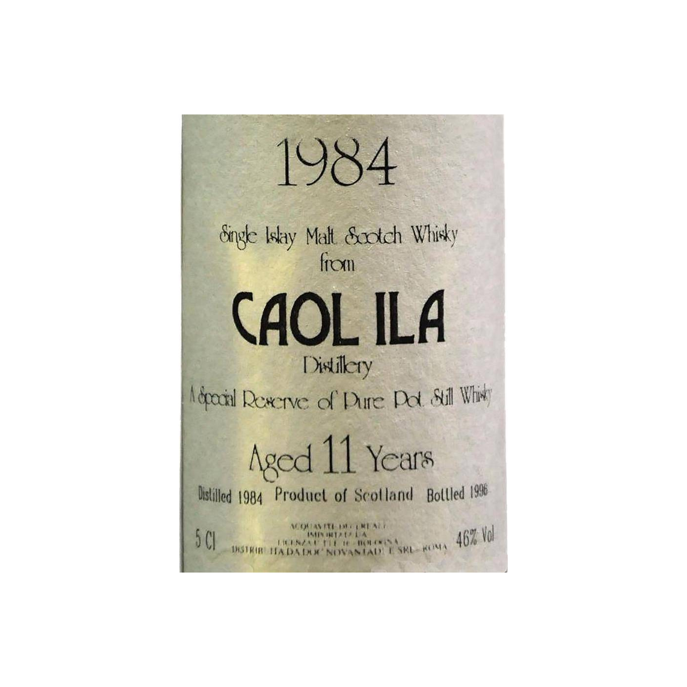 Caol Ila 1984 11 Years Single Malt Whisky 3