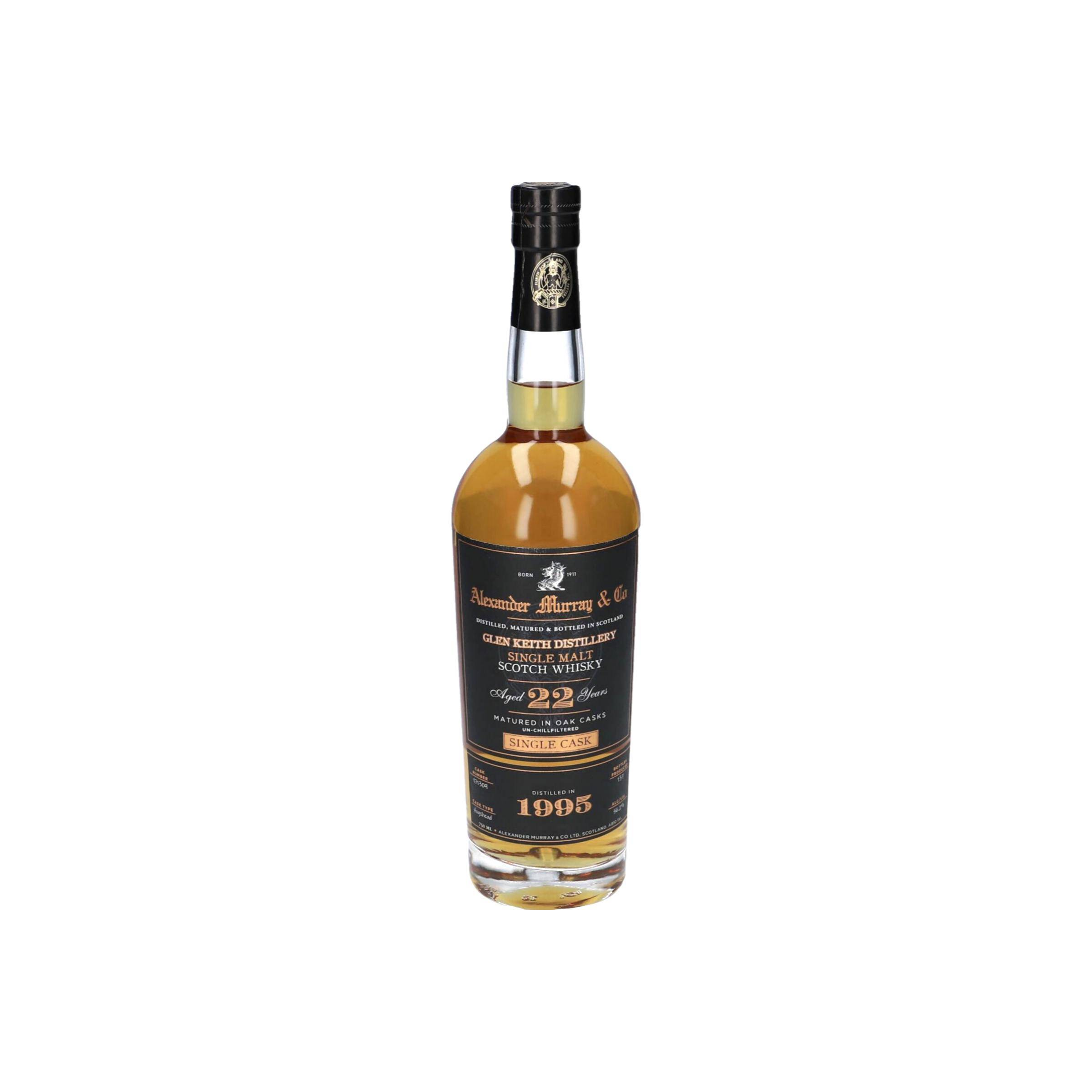 Glen Keith Single Cask 1995 22 Years Single Malt Whisky