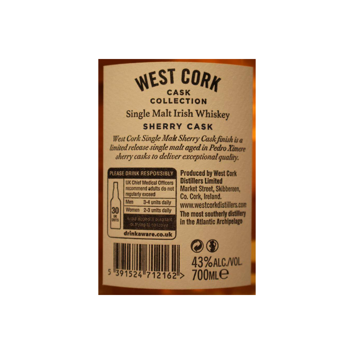 West Cork 12 Years Single Malt Whisky 3