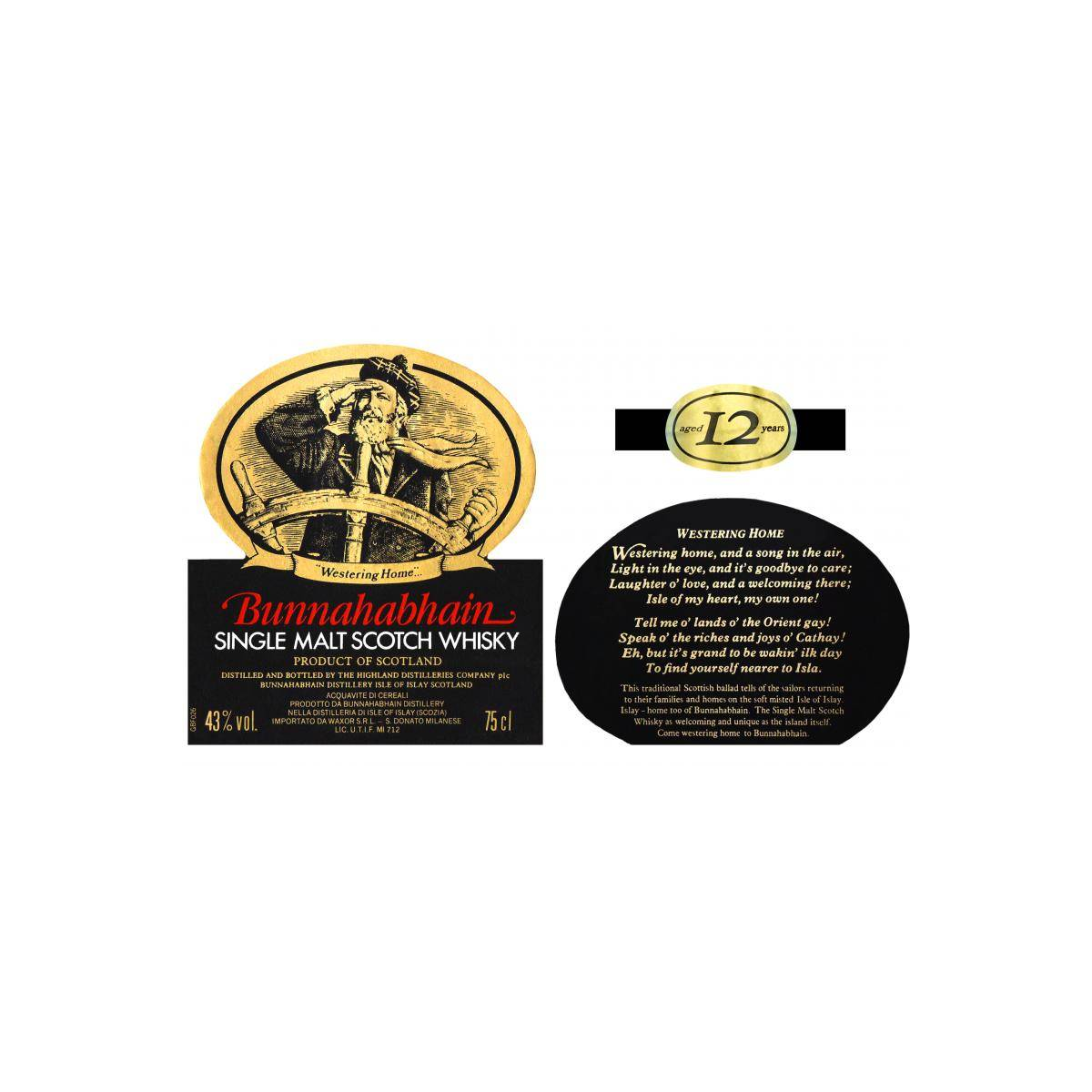 Bunnahabhain 12 Years Single Malt Whisky