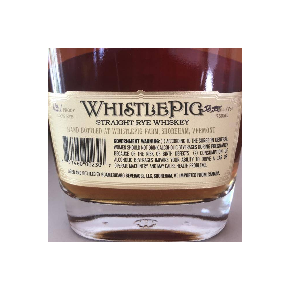 WhistlePig 10 Years Rye Whisky 3