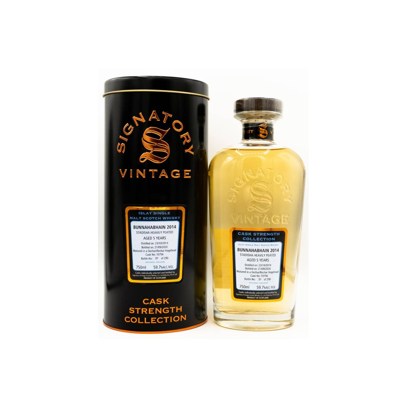 Bunnahabhain Cask Strength Collection 2014 5 Years Single Malt Whisky 2