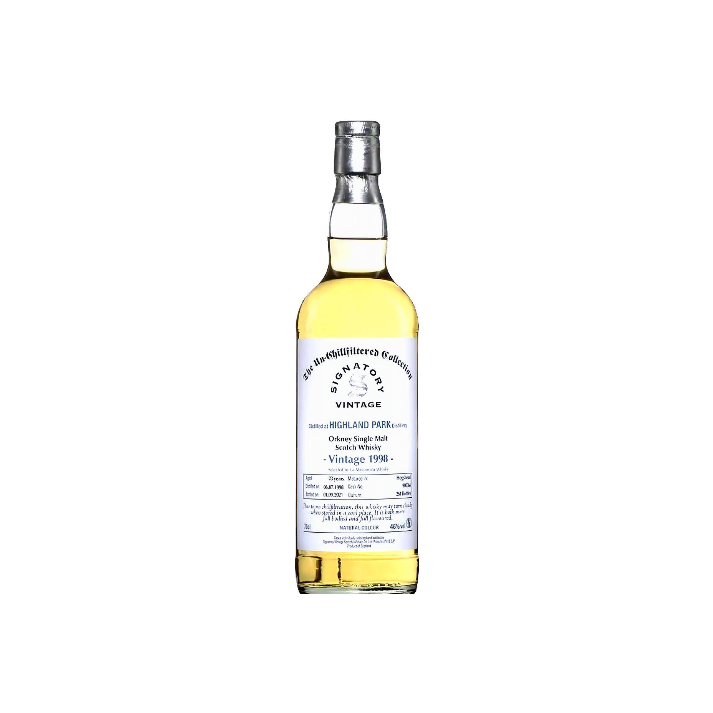 Highland Park The Un-Chillfiltered Collection 1998 23 Years Single Malt Whisky