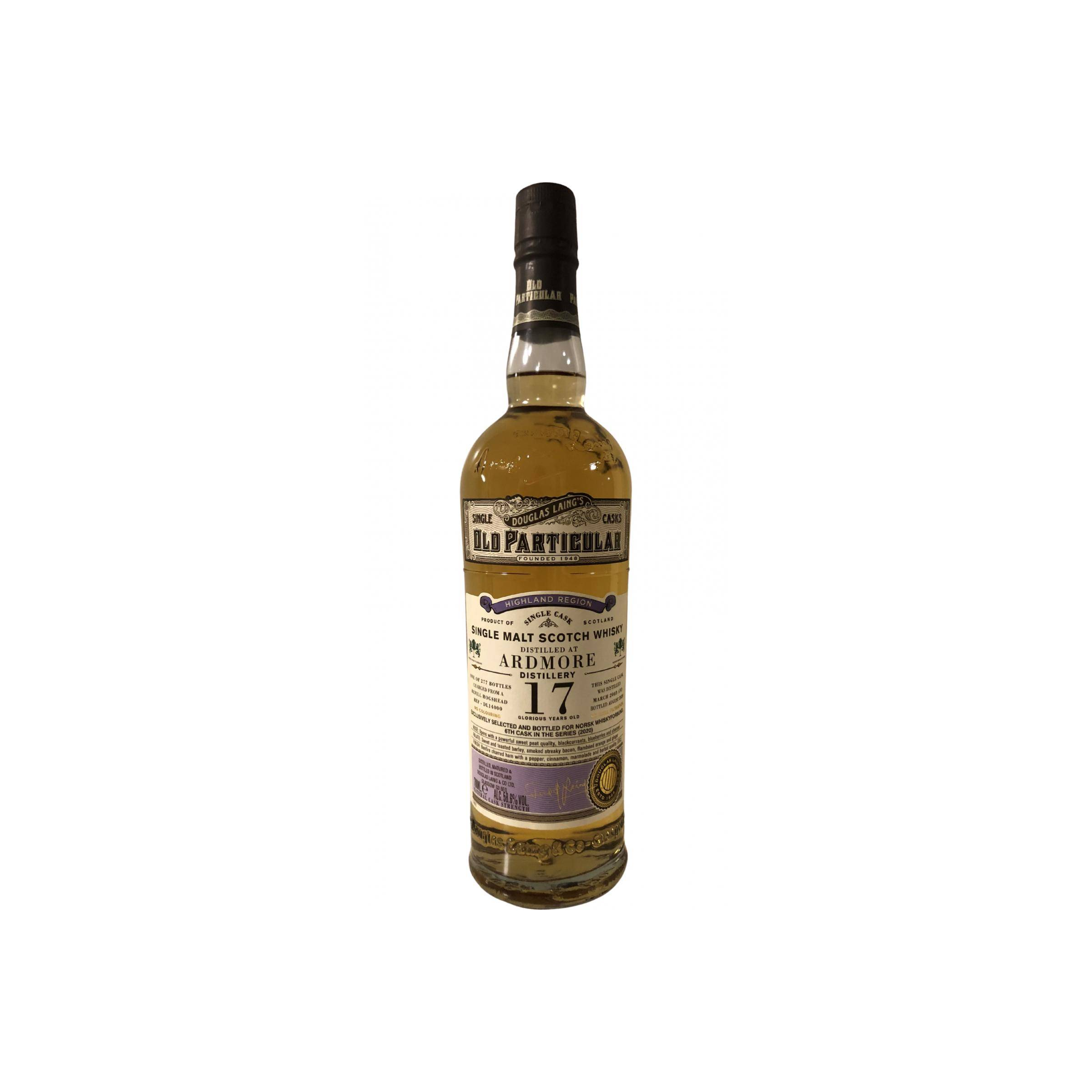 Ardmore Old Particular 2003 17 Years Single Malt Whisky