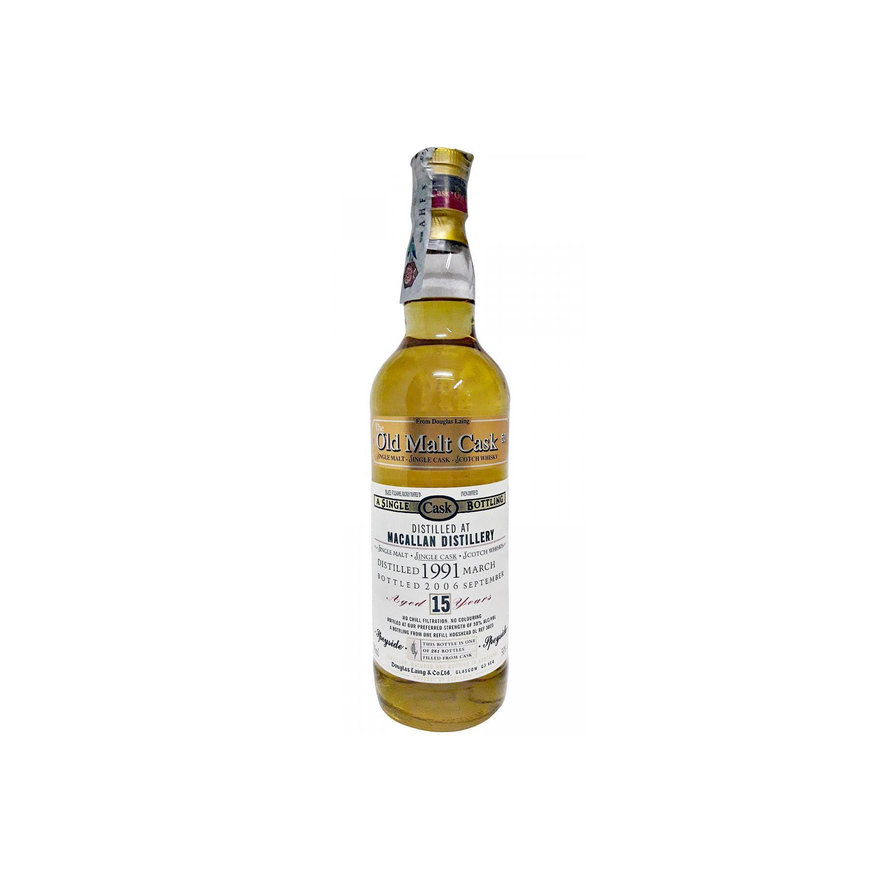 The Macallan Old Malt Cask 1991 15 Years Single Malt Whisky