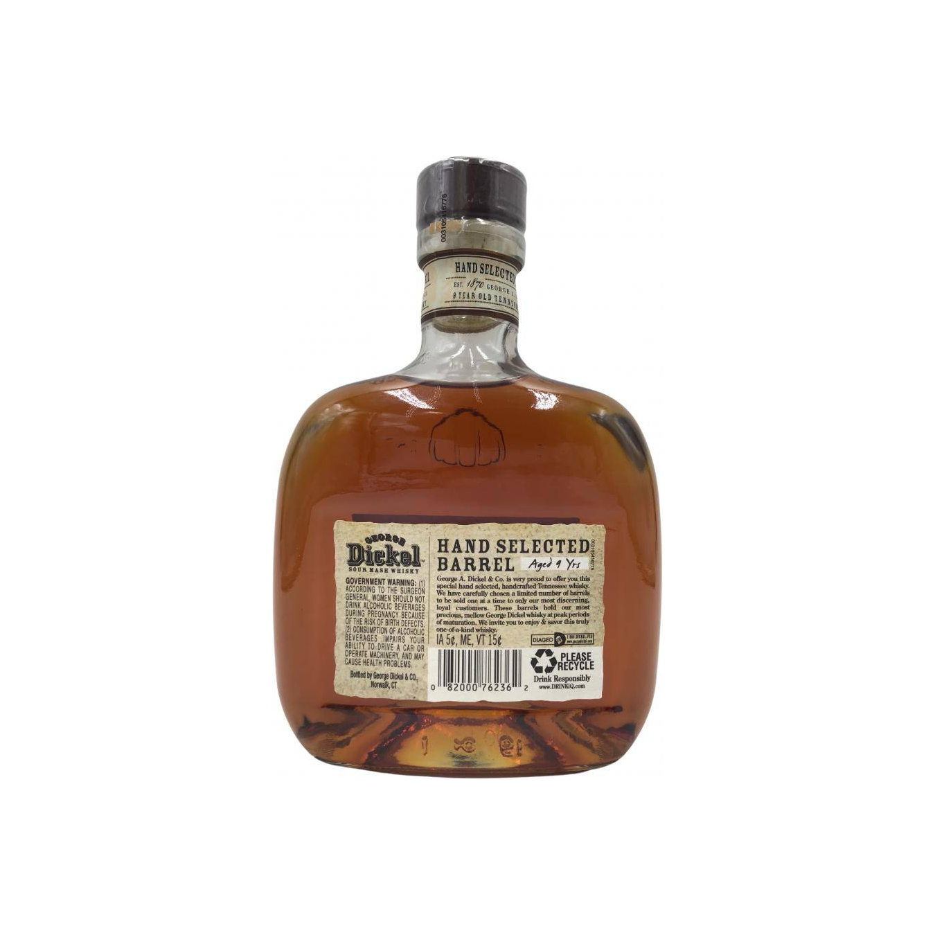 George Dickel 9 Years Tennessee Whisky  2