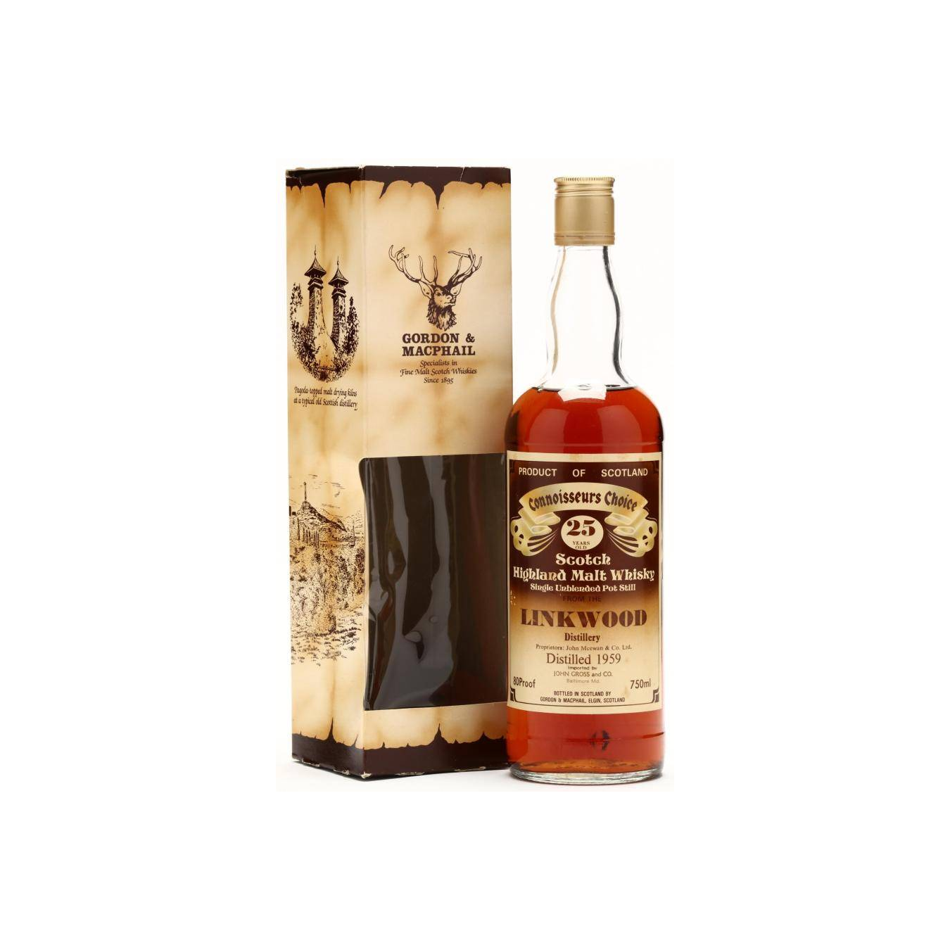 Linkwood Connoisseurs Choice 1959 25 Years Single Malt Whisky