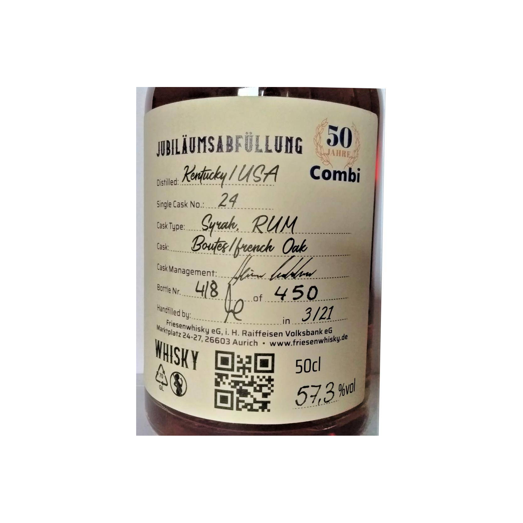 Ostfriesenwhisky Cask Strength Fri 3