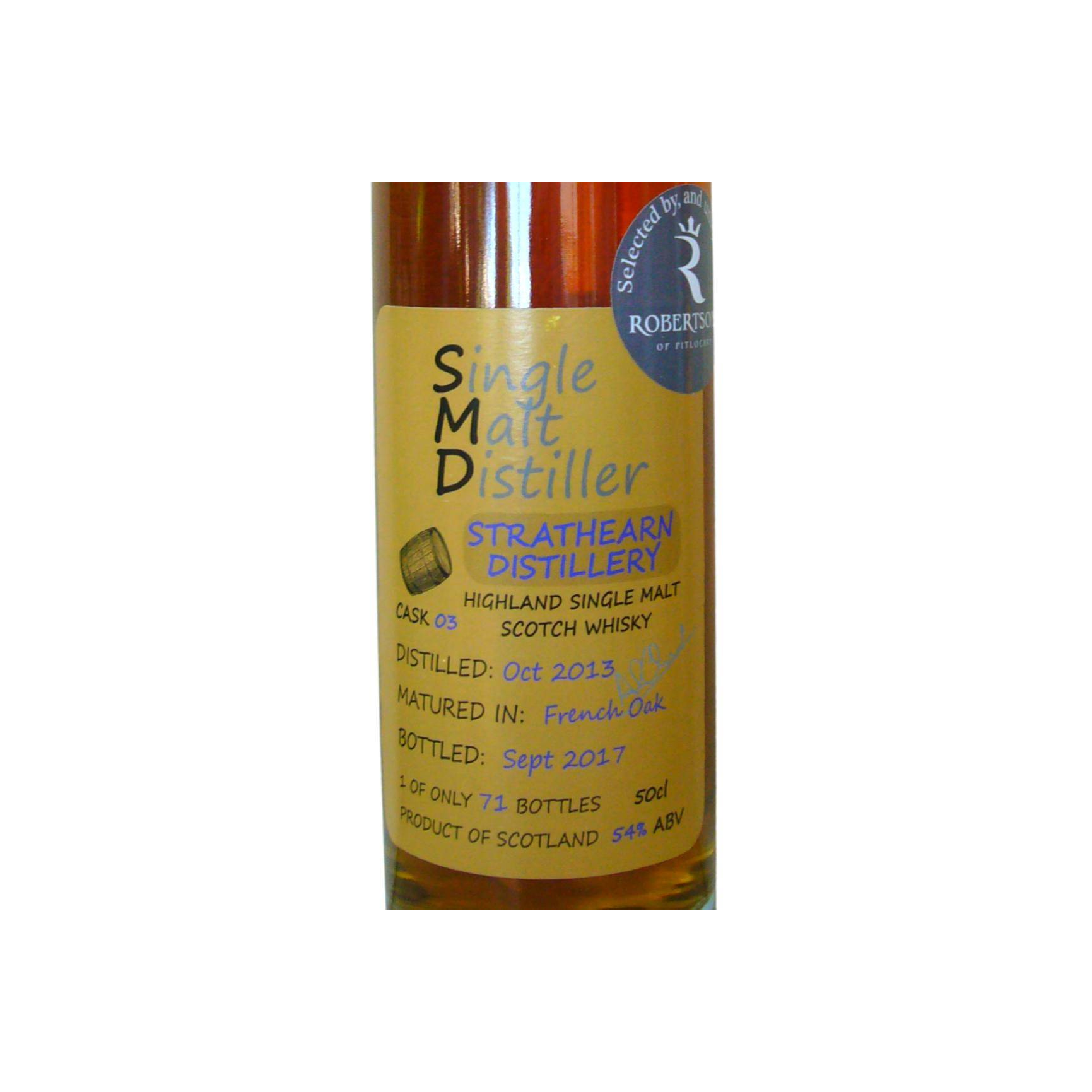Strathearn 2013 3 Years Single Malt Whisky 2