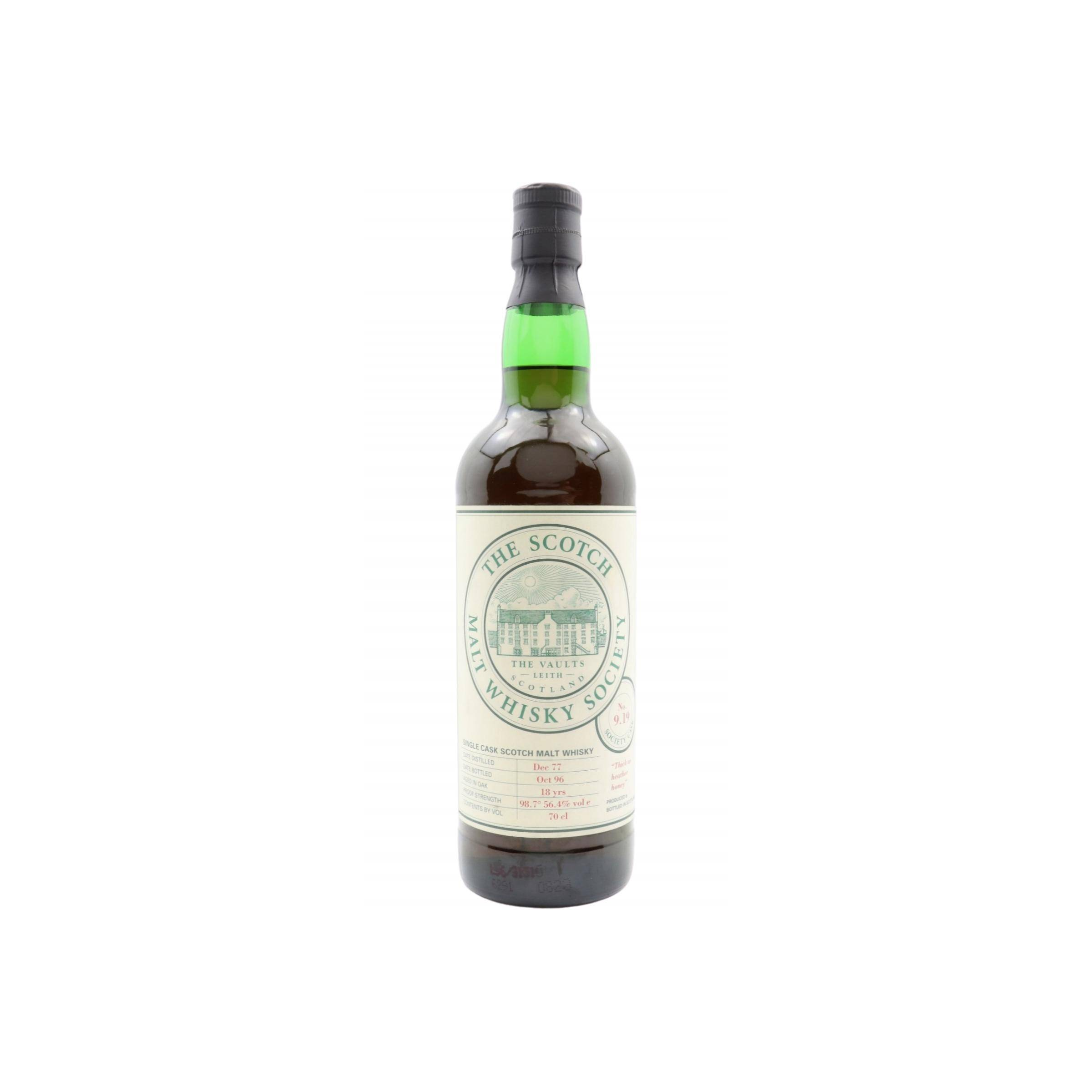 The Scotch Malt Whisky Society 1977 18 Years Single Malt Whisky
