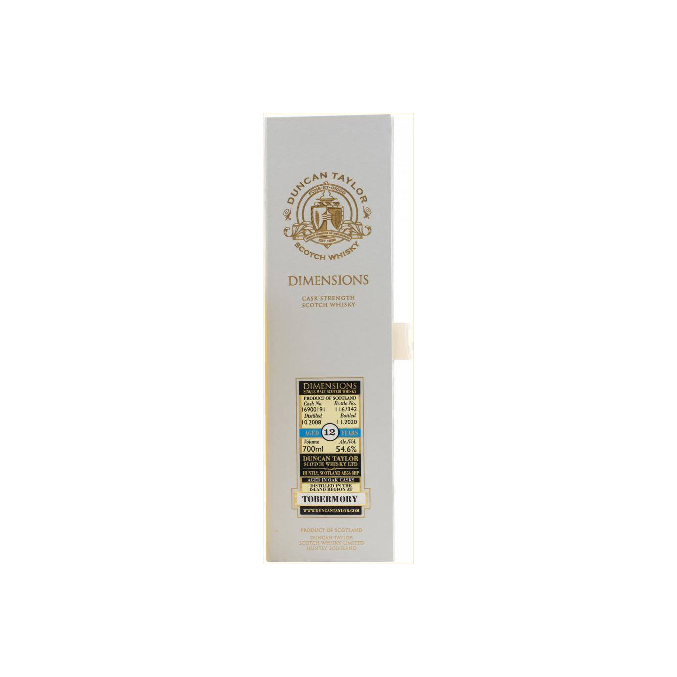 Tobermory Dimensions 2008 12 Years Single Malt Whisky 2