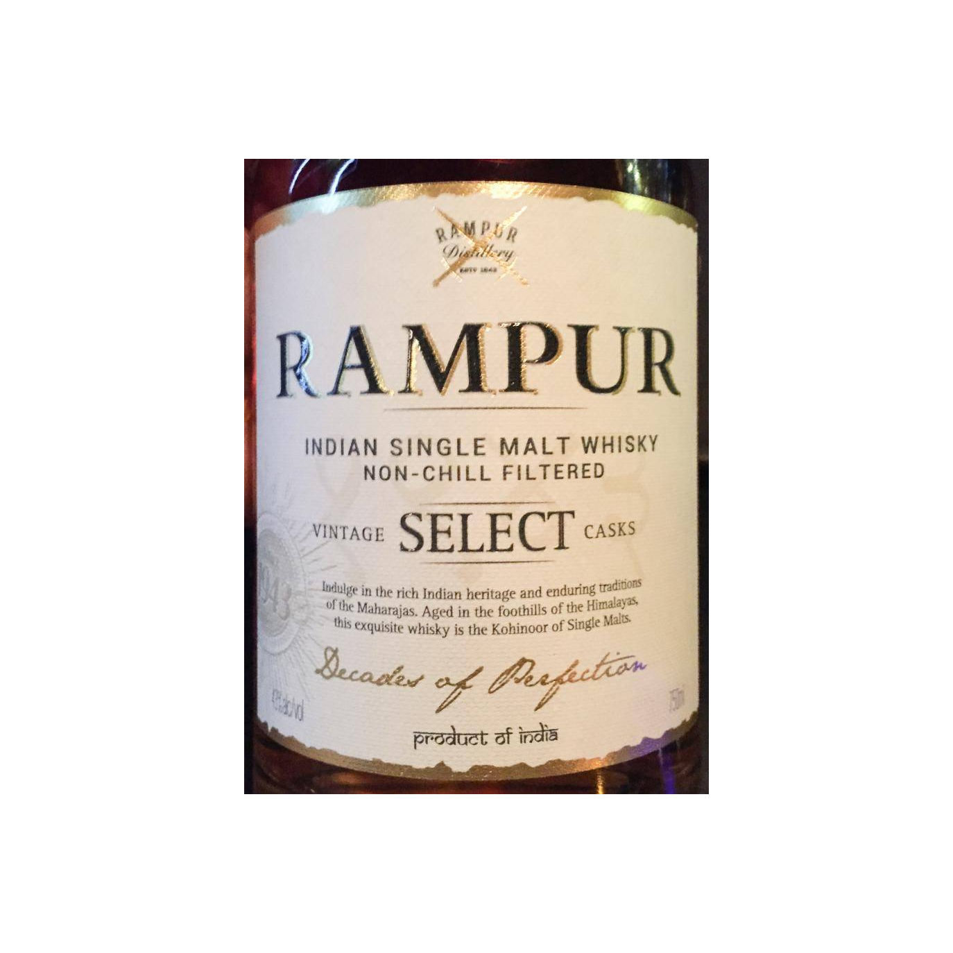 Rampur Vintage Select Casks