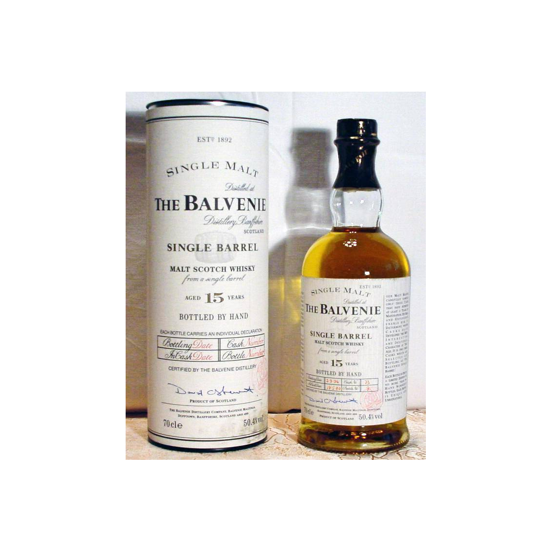 The Balvenie Single Cask 1980 15 Years Single Malt Whisky
