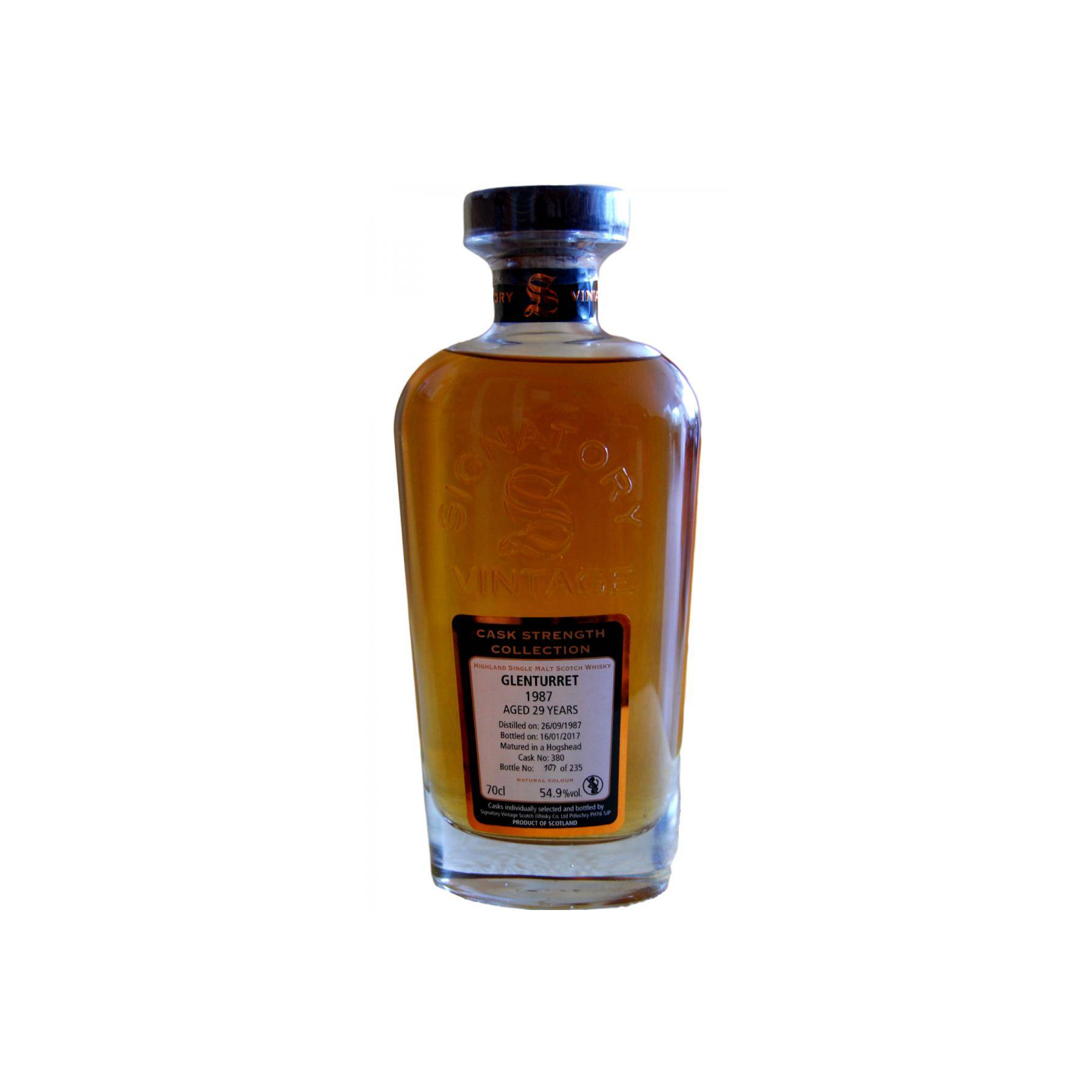 The Glenturret Cask Strength Collection 1987 29 Years Single Malt Whisky