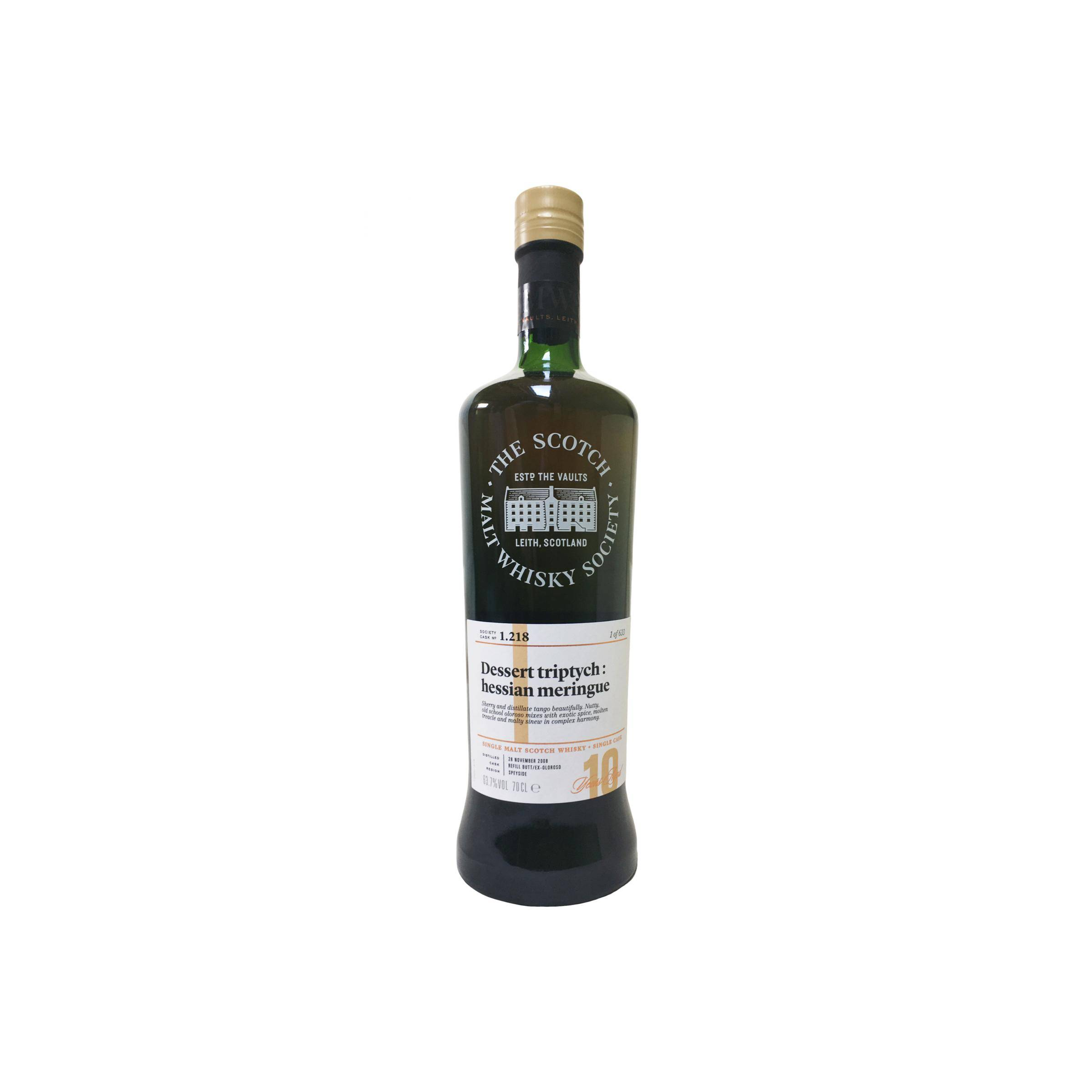 The Scotch Malt Whisky Society 2008 10 Years Single Malt Whisky