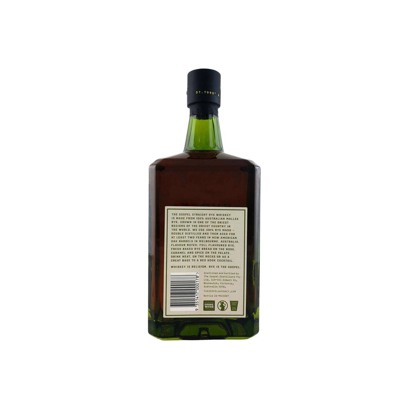 The Gospel Straight Rye Whiskey 2