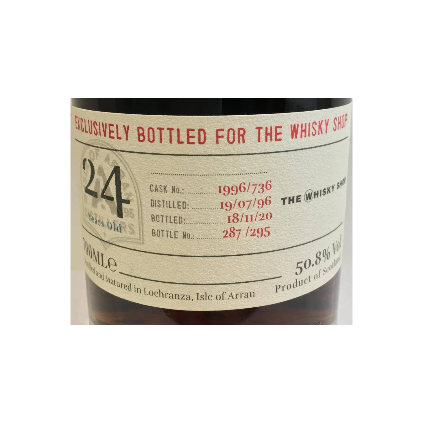 Arran 1996 24 Years Single Malt Whisky 3