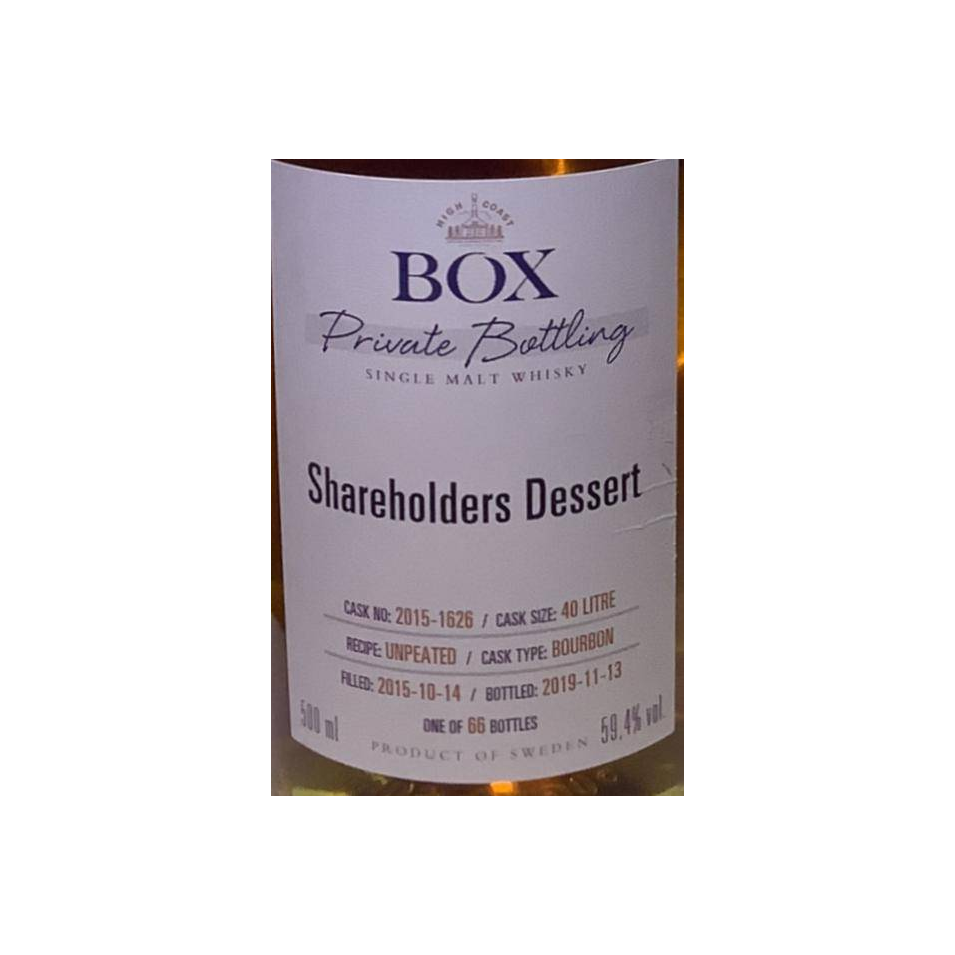Compass Box Private Bottling 2015 4 Years Single Malt Whisky 2