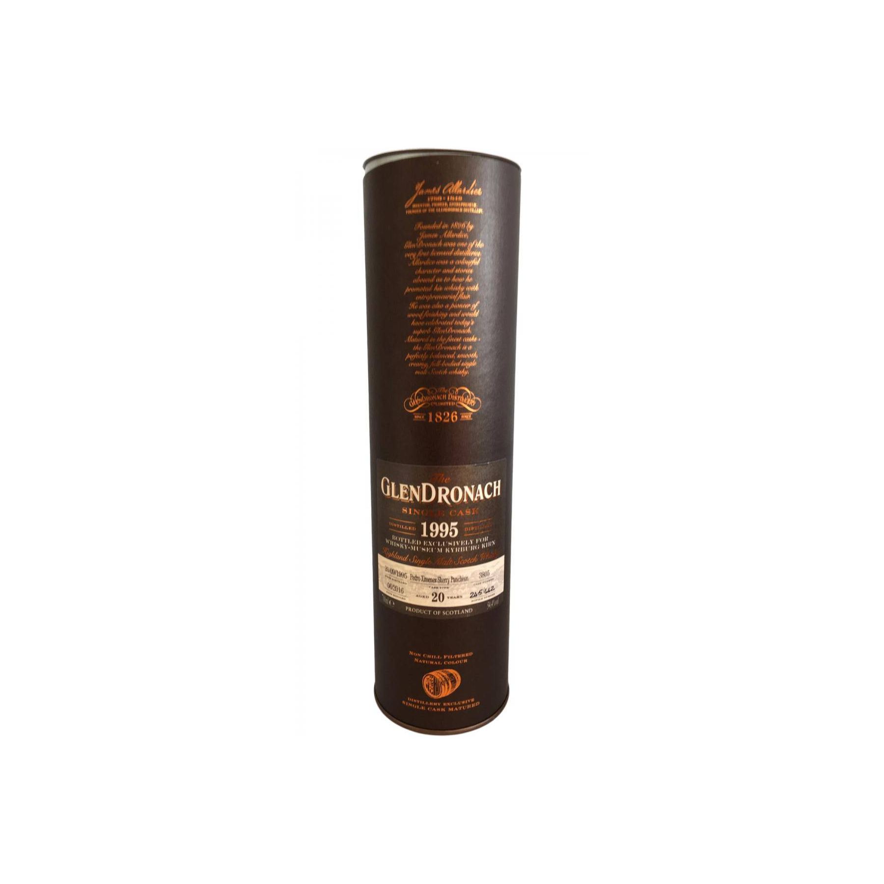 GlenDronach Single Cask 1995 20 Years Single Malt Whisky 2