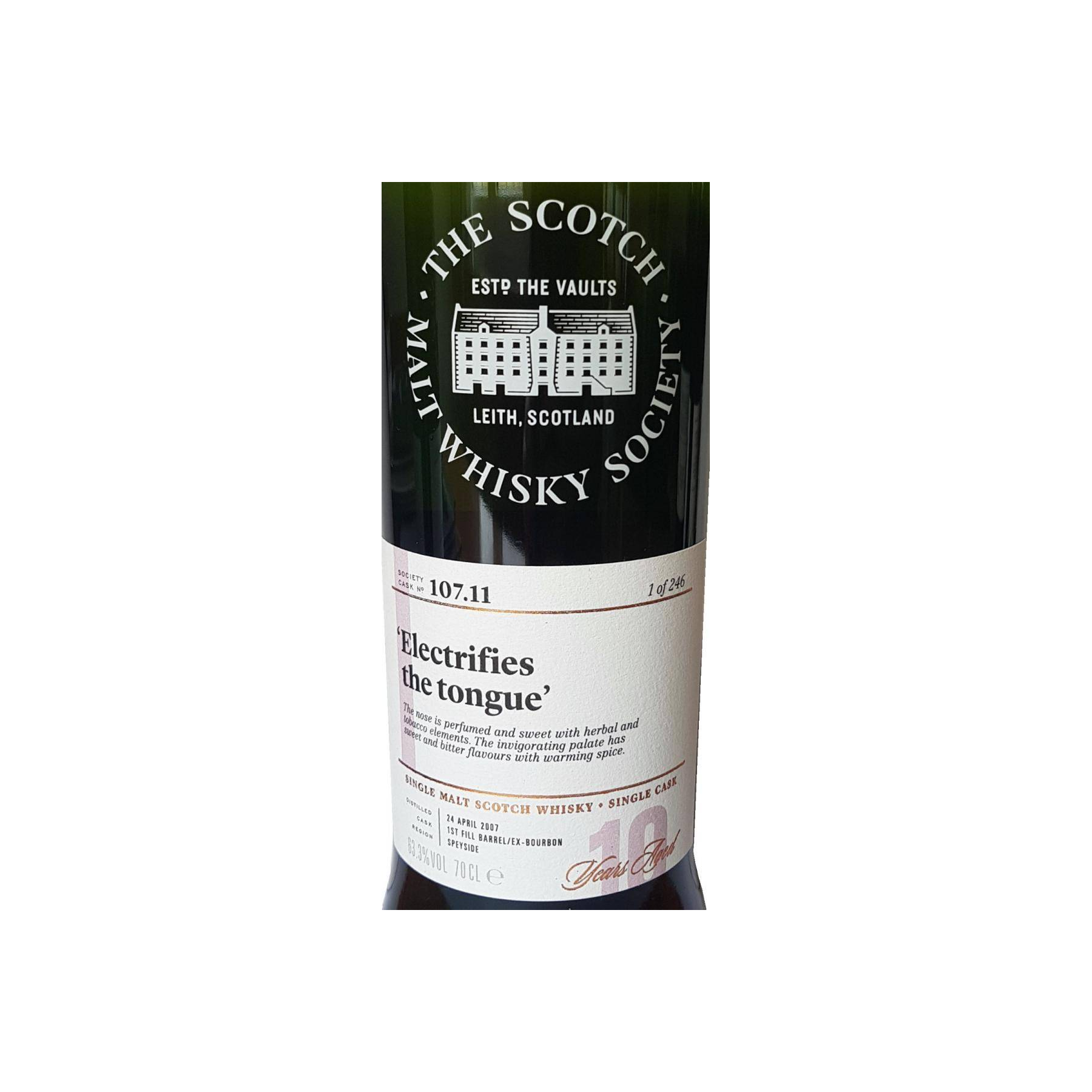 The Scotch Malt Whisky Society 2007 10 Years Single Malt Whisky 2