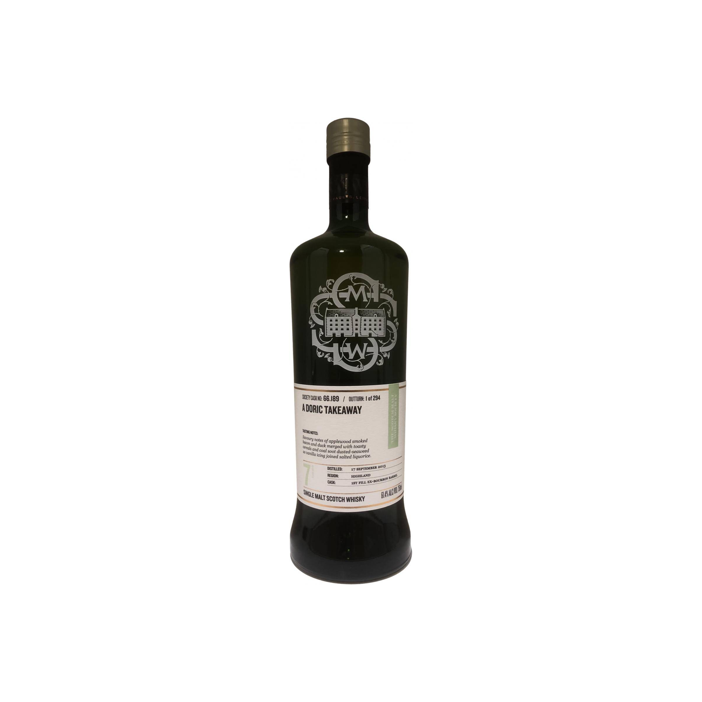 The Scotch Malt Whisky Society 2013 7 Years Single Malt Whisky