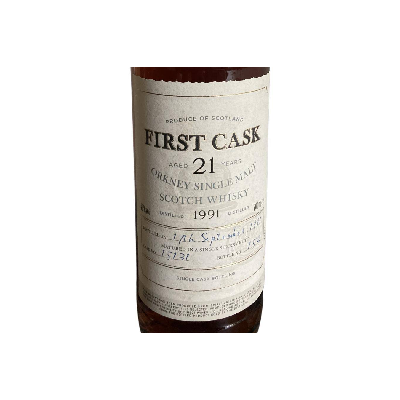 Highland Park 1991 21 Years Single Malt Whisky