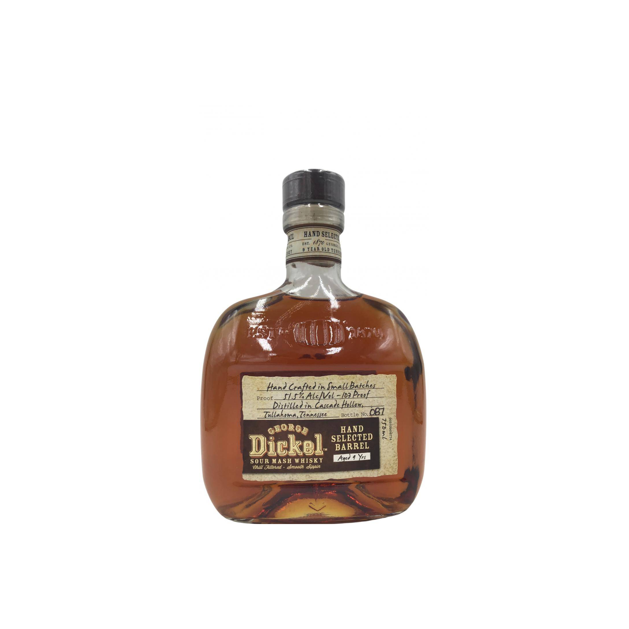 George Dickel 9 Years Tennessee Whisky 