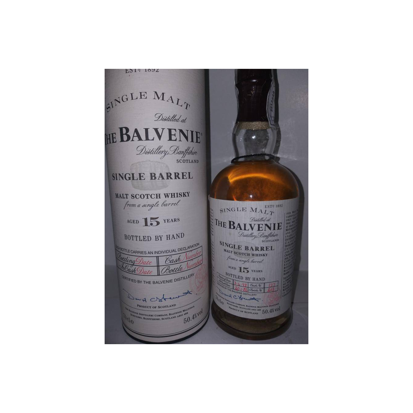 The Balvenie Single Cask 1982 15 Years Single Malt Whisky 2