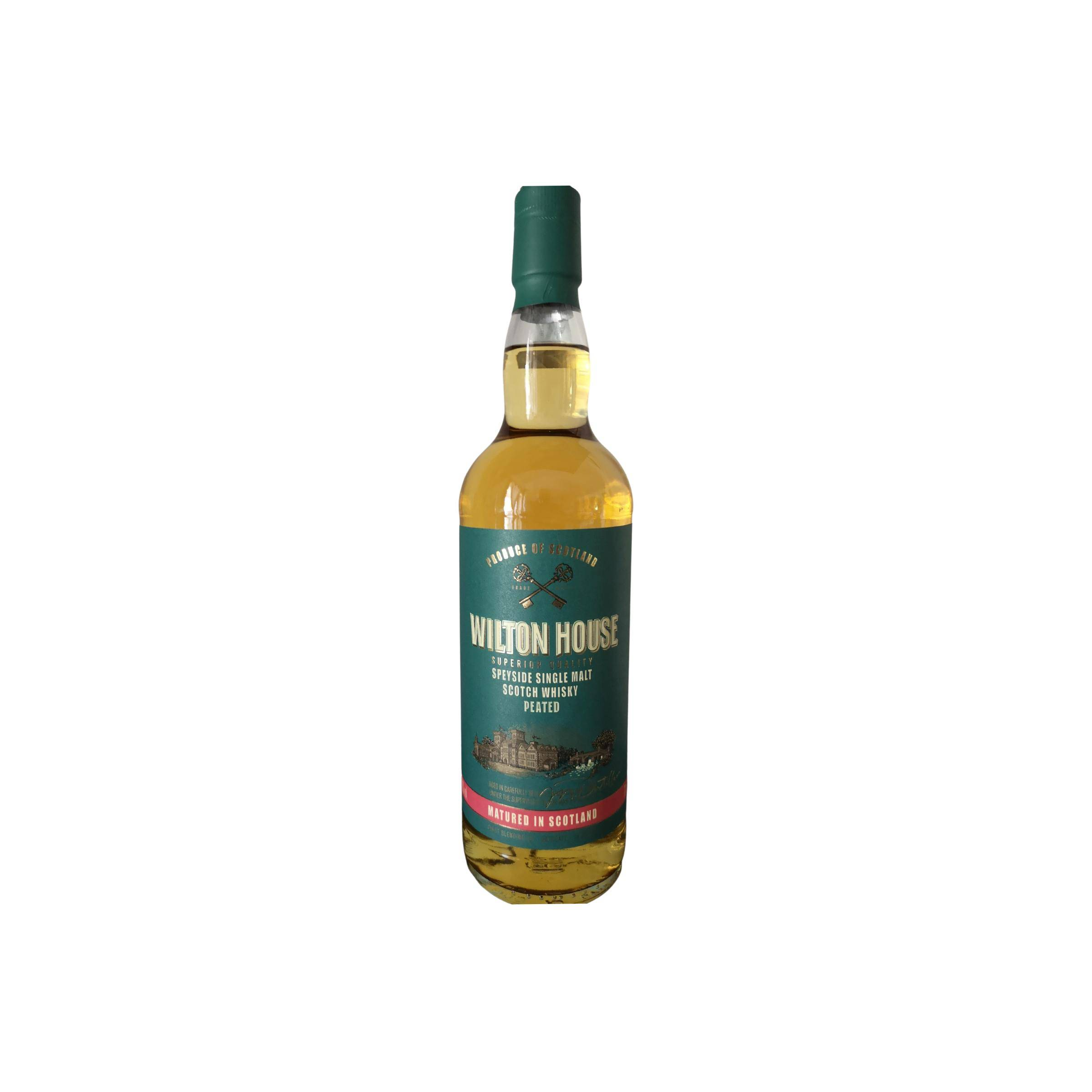 Wilton House Speyside Single Malt Scotch Whisky Peated