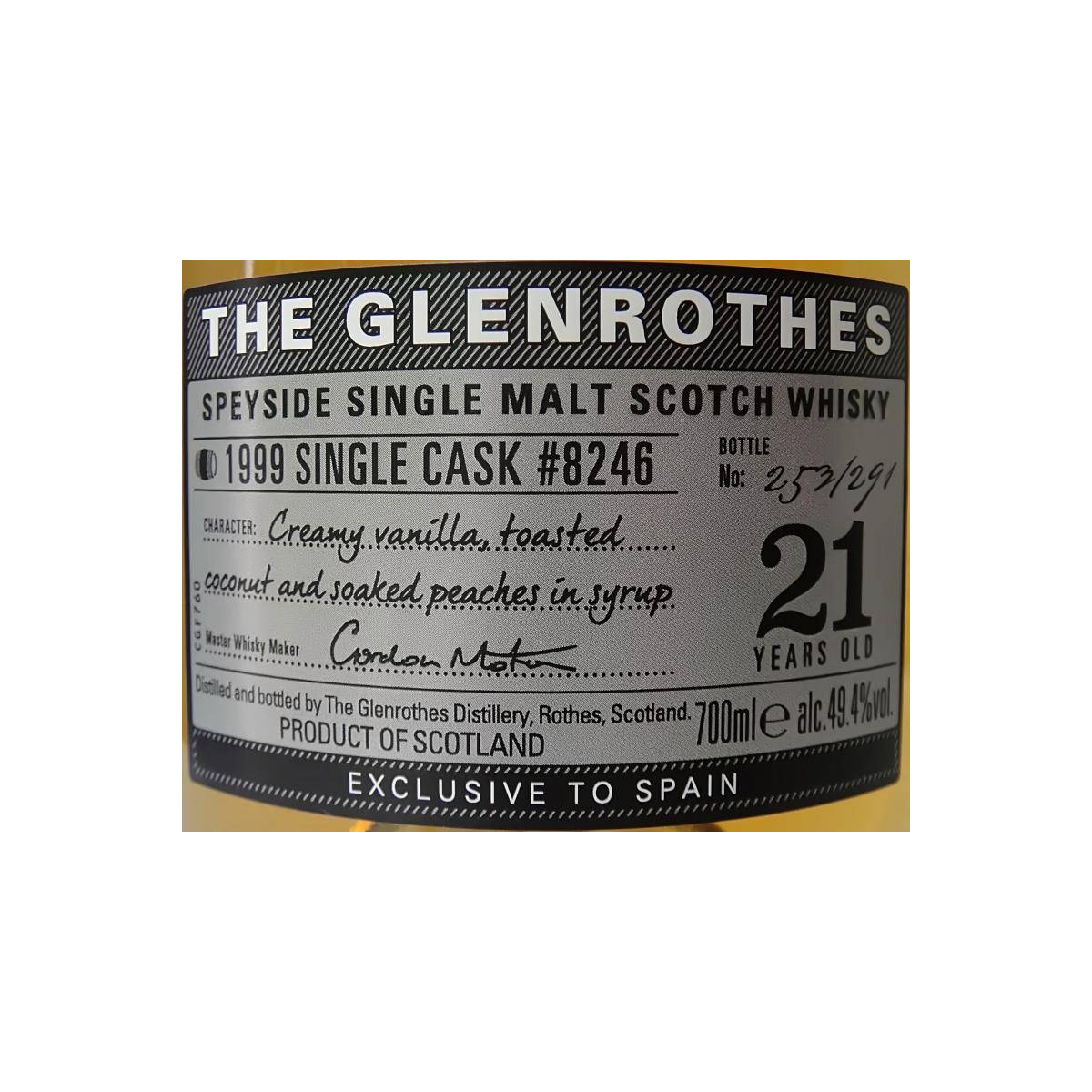 The Glenrothes 1999 21 Years Single Malt Whisky 2