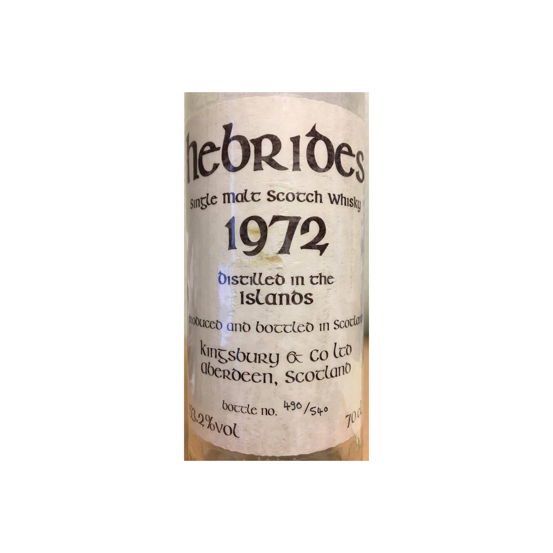 Talisker 1972 28 Years Single Malt Whisky
