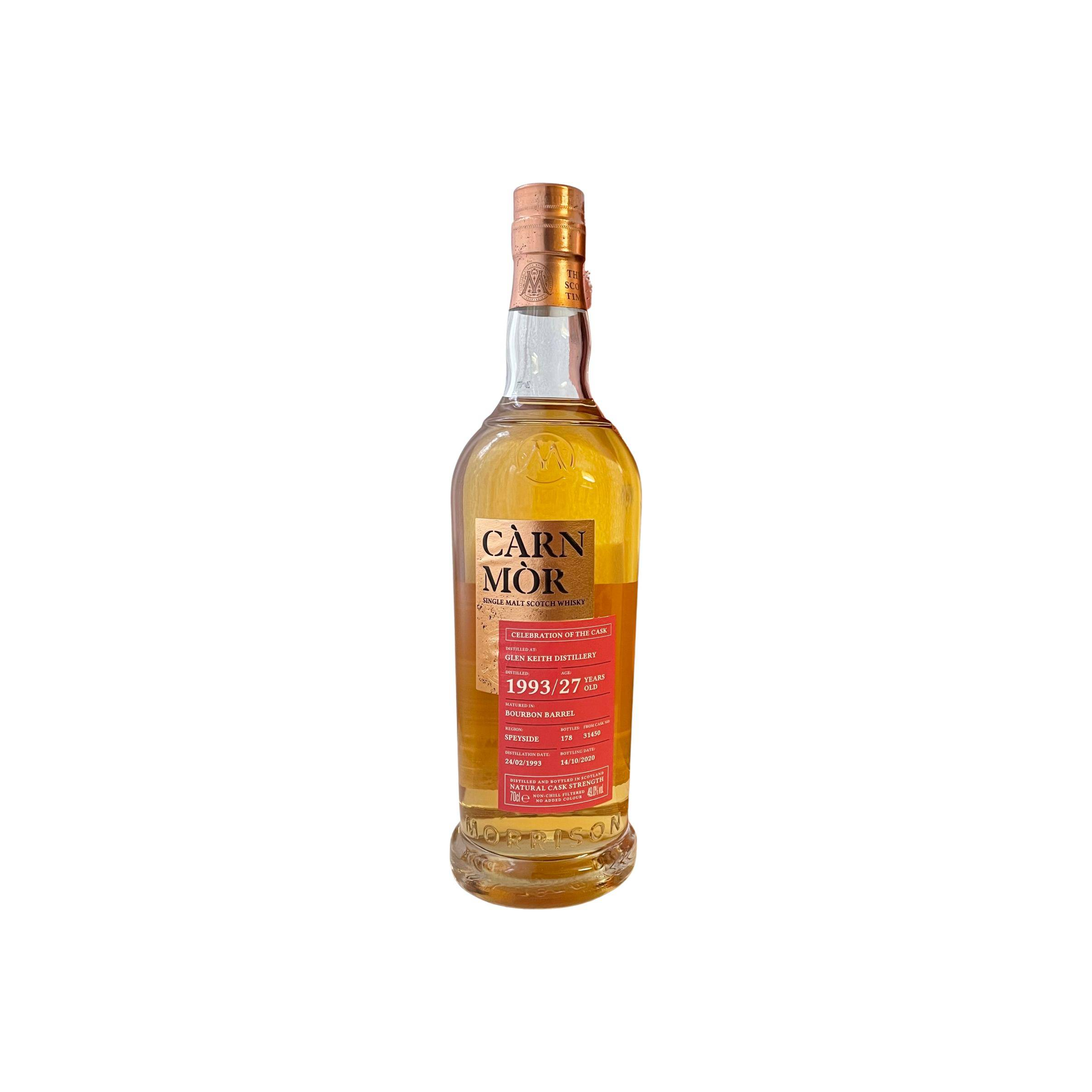 Glen Keith 1993 27 Years Single Malt Whisky