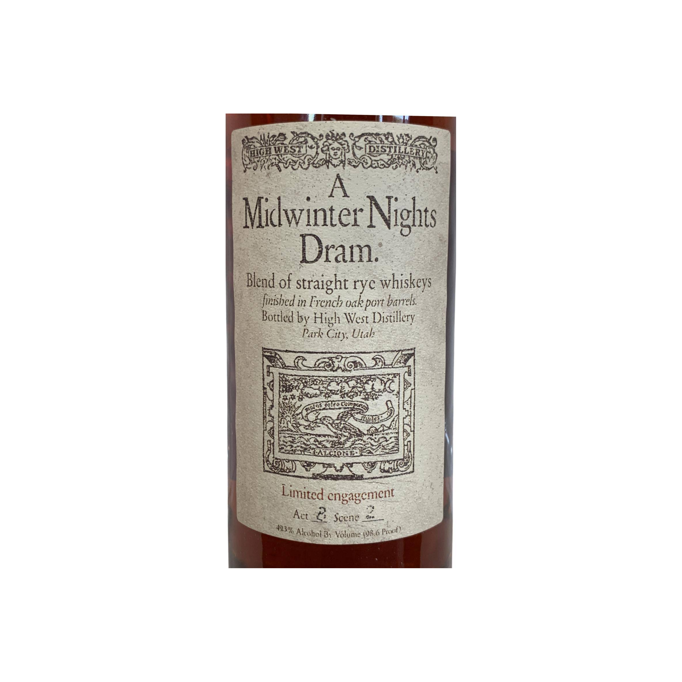 High West Rye Whisky 2