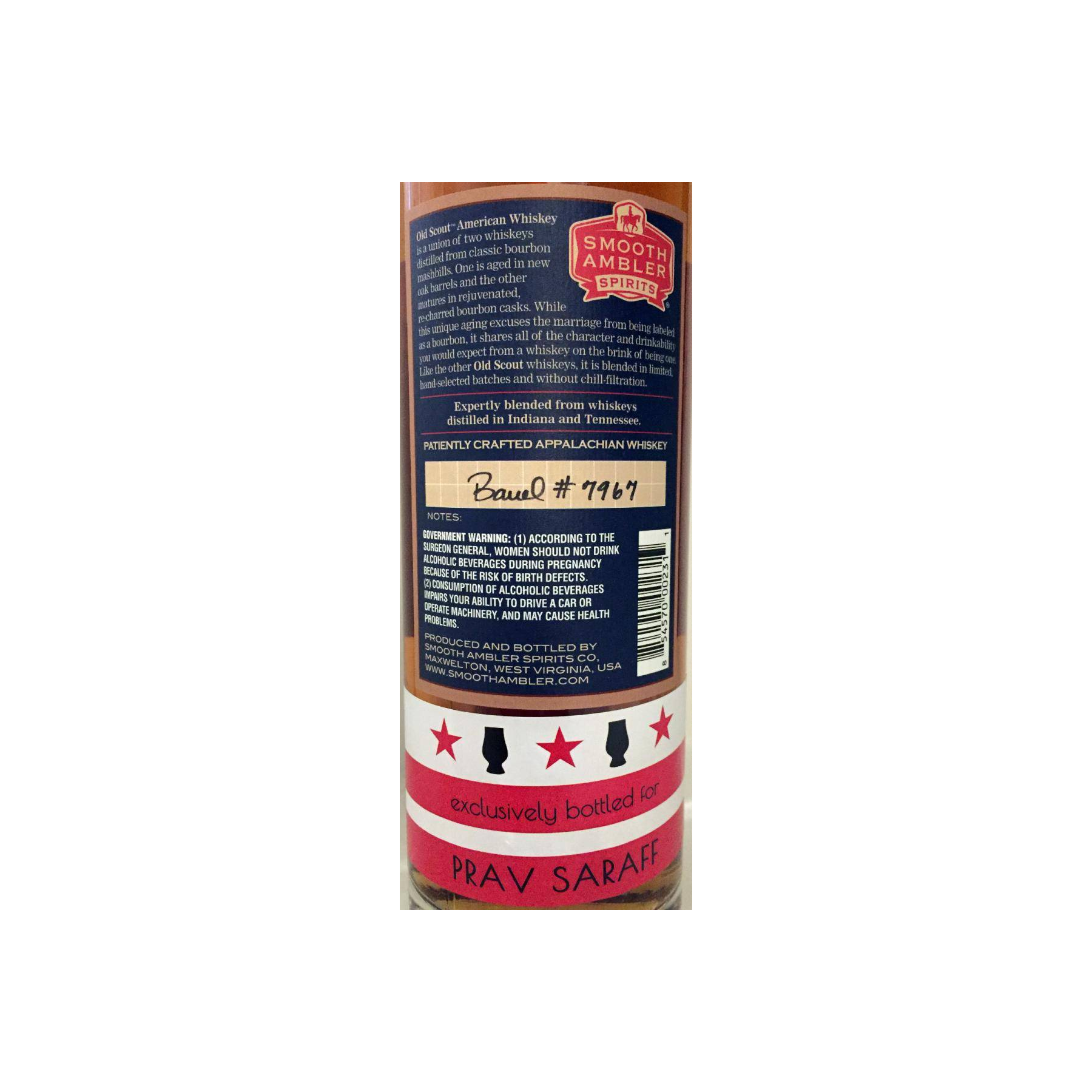 Smooth Ambler Old Scout American Whiskey 2