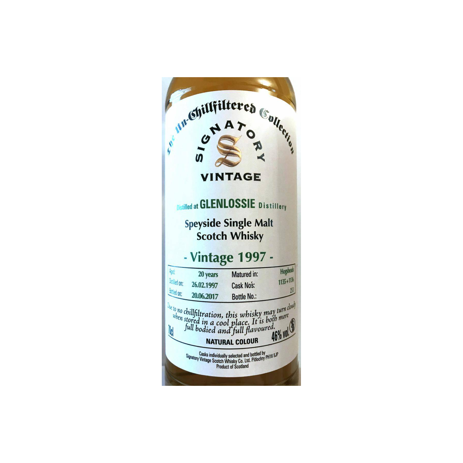 Glenlossie The Un-Chillfiltered Collection 1997 20 Years Single Malt Whisky 3
