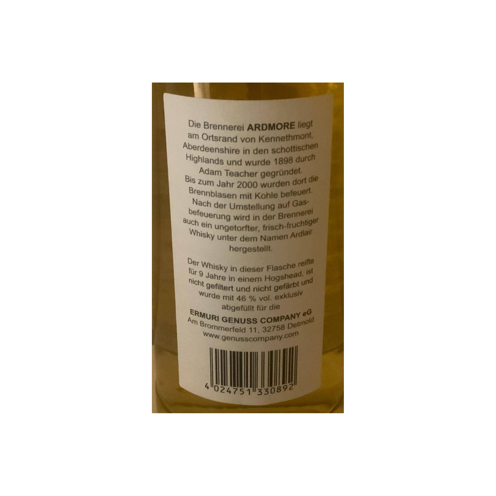 Ardmore 2009 9 Years Single Malt Whisky 2