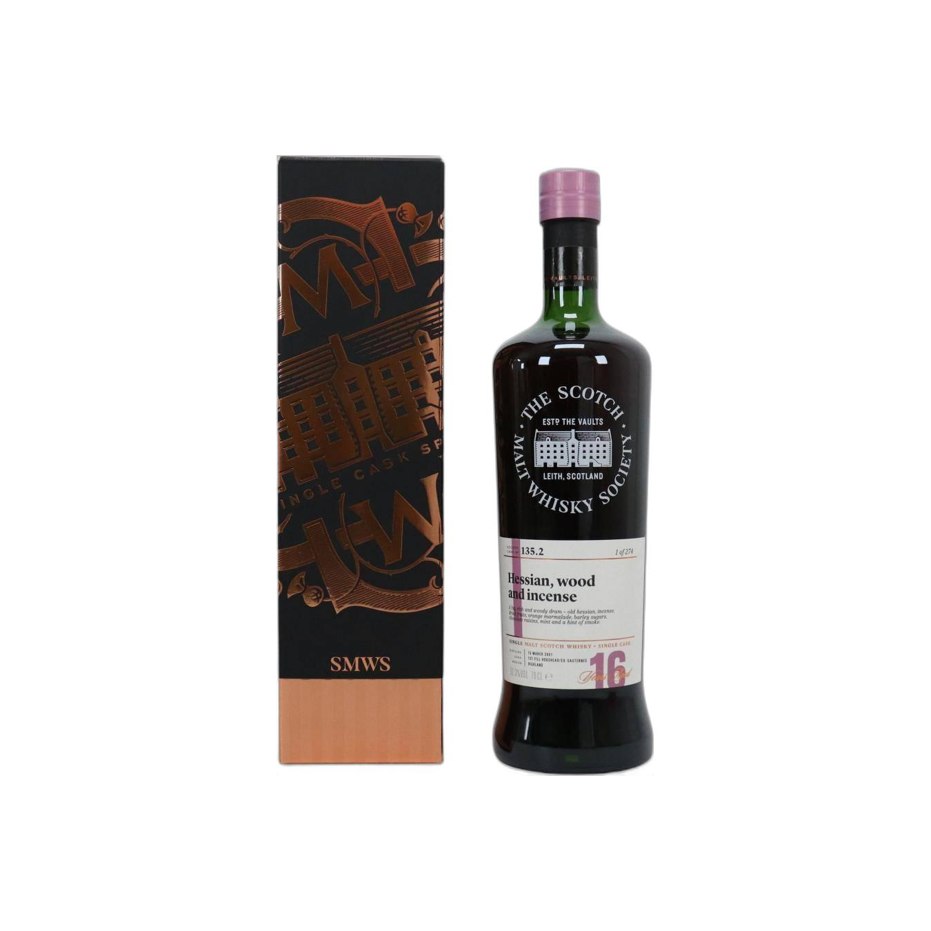 The Scotch Malt Whisky Society 2001 16 Years Single Malt Whisky 2