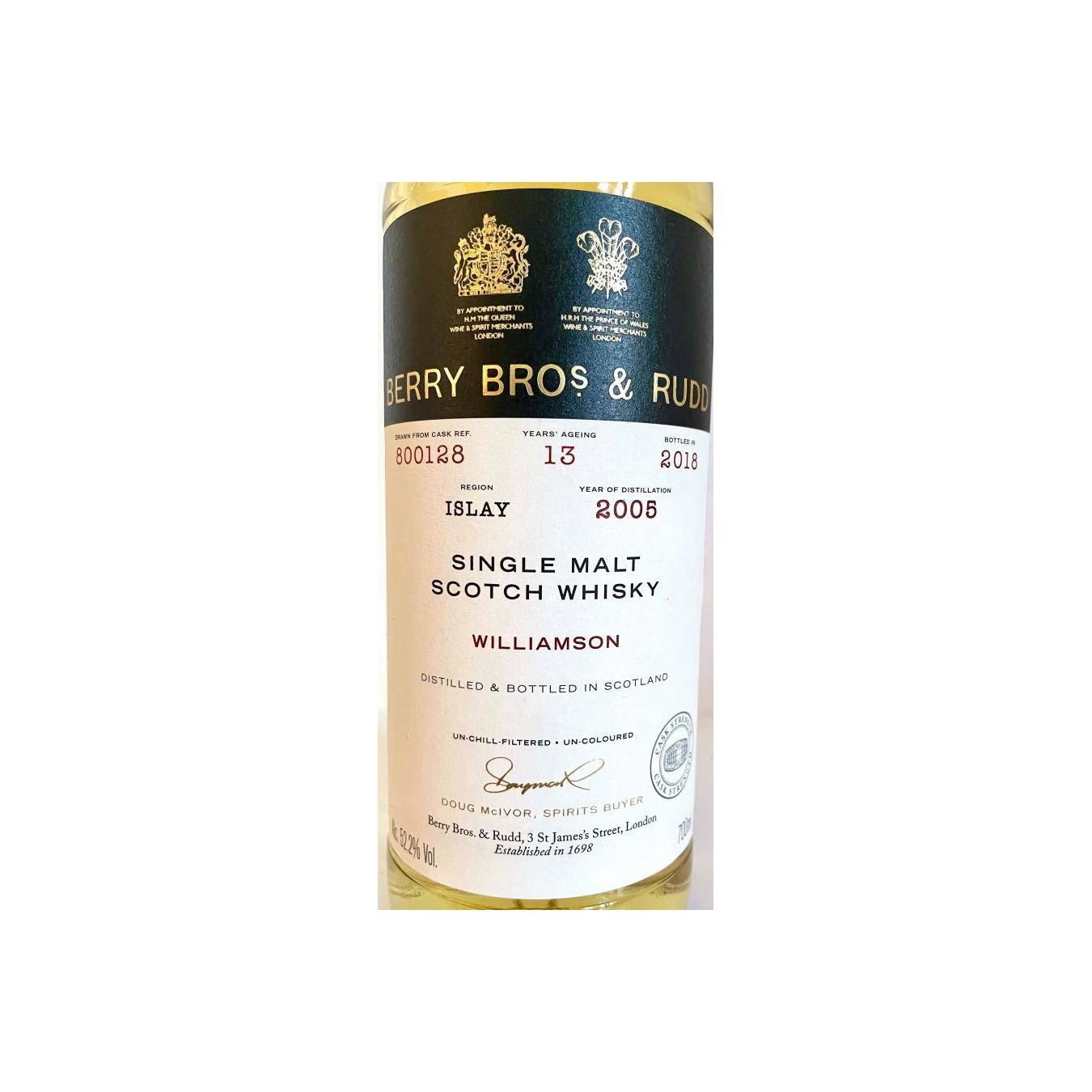 Berry Bros. & Rudd Cask Strength Collection 2005 13 Years Single Malt Whisky 2